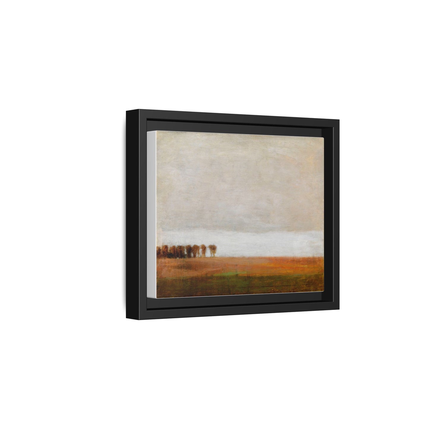 View of Jaegersborg Allé, North of Copenhagen by Vilhelm Hammershøi Framed Matte Canvas Wall Art Print