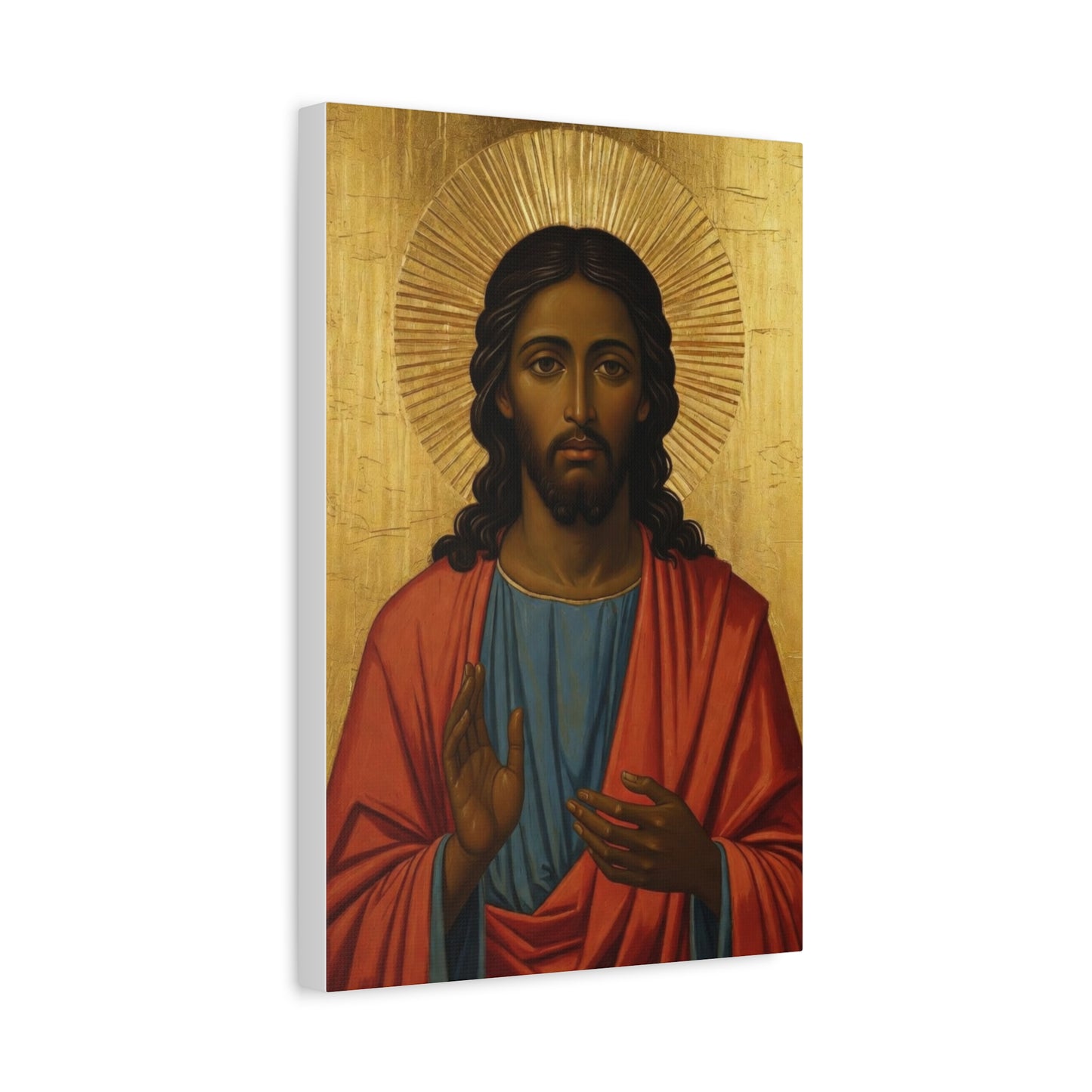 Christ Pantocrator Matte Canvas Wall Art — Stretched Religious Icon