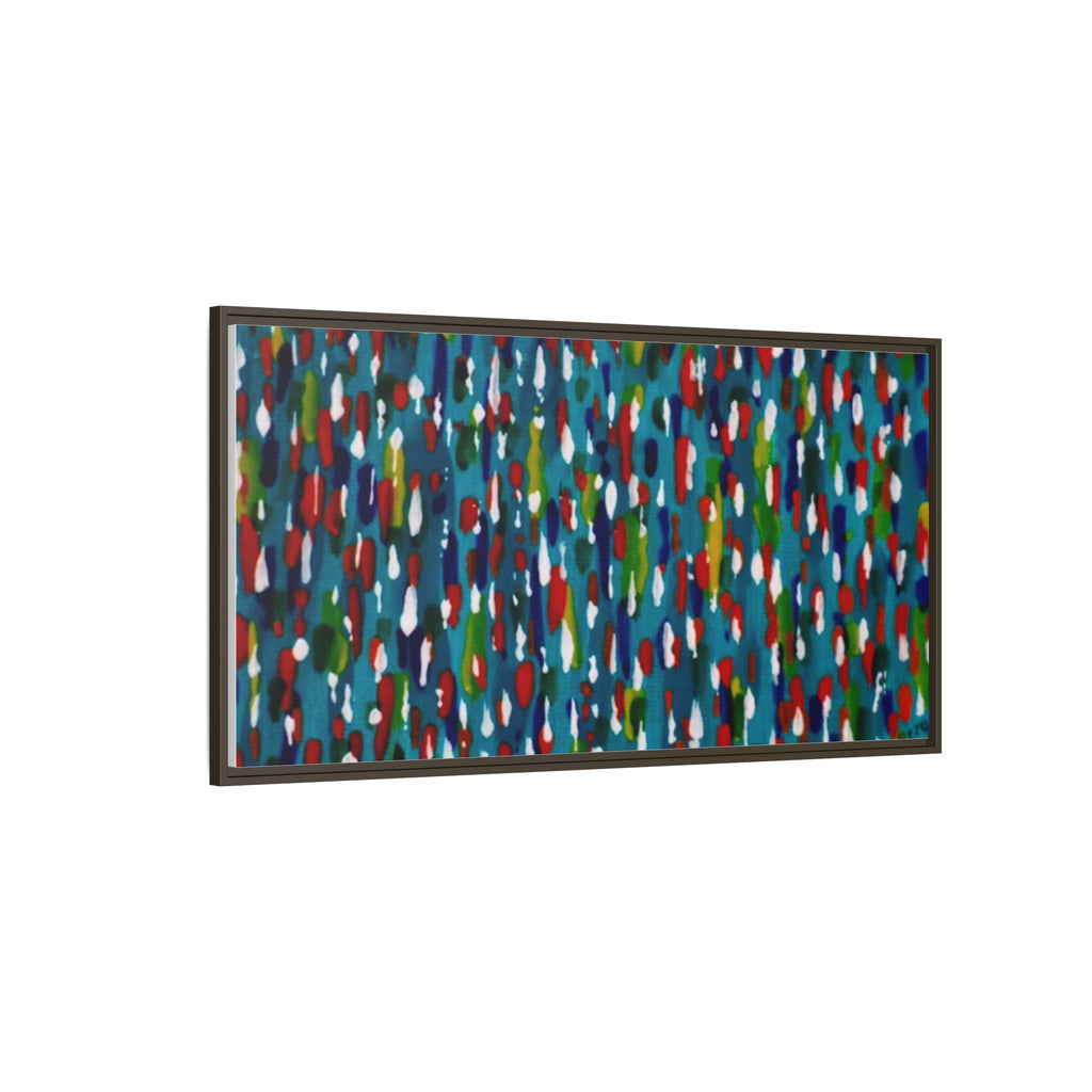 Colours Of The Soul Reflecting On Water by Ariel Chavarro Avila Matte Canvas Framed Art