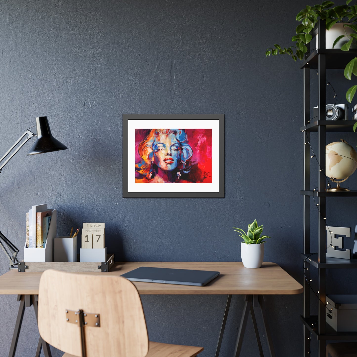 Marilyn Monroe attributed to Voke Framed Wall Art Print