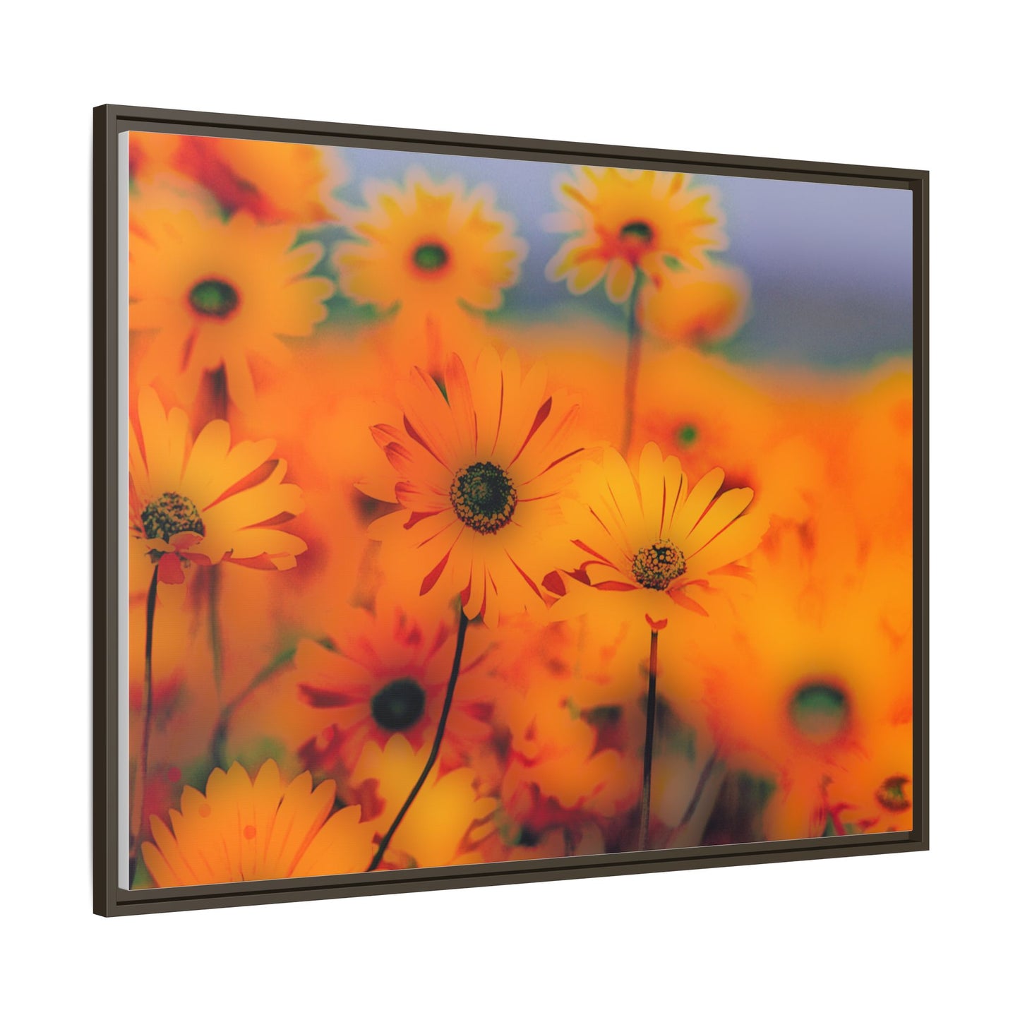 Bee Garden by Norman Barrett Framed Matte Canvas Wall Art Print