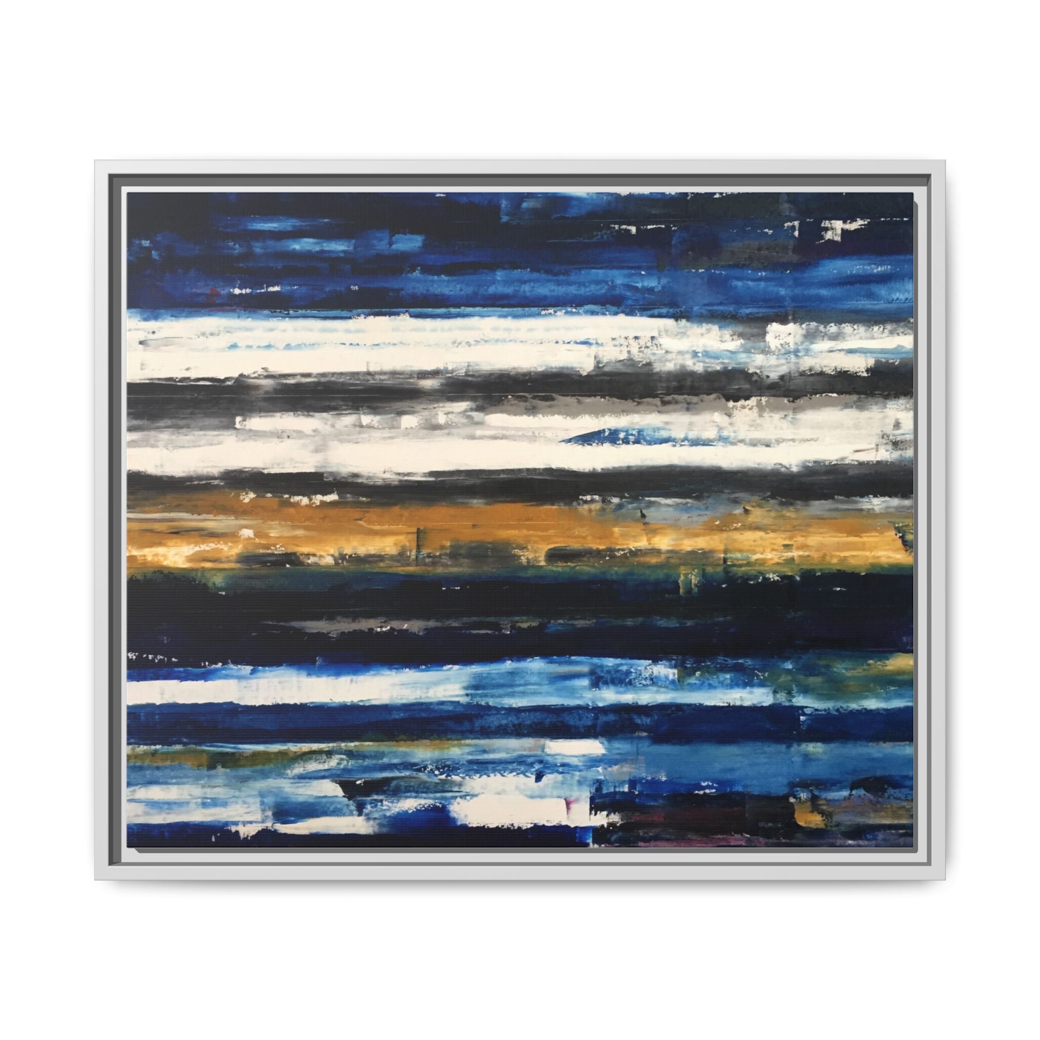 Tiny Buddha by Todd Williamson Framed Matte Canvas Abstract  Wall Art