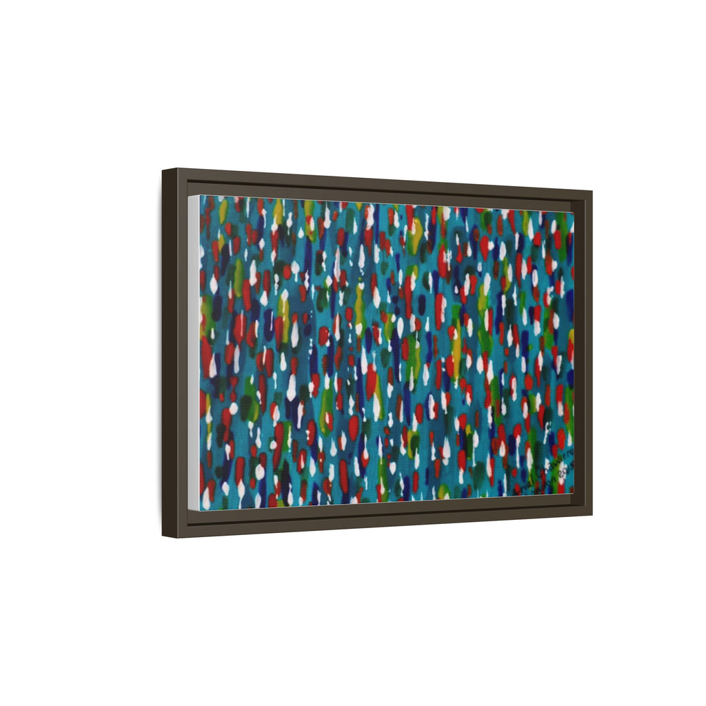 Colours Of The Soul Reflecting On Water by Ariel Chavarro Avila Matte Canvas Framed Art