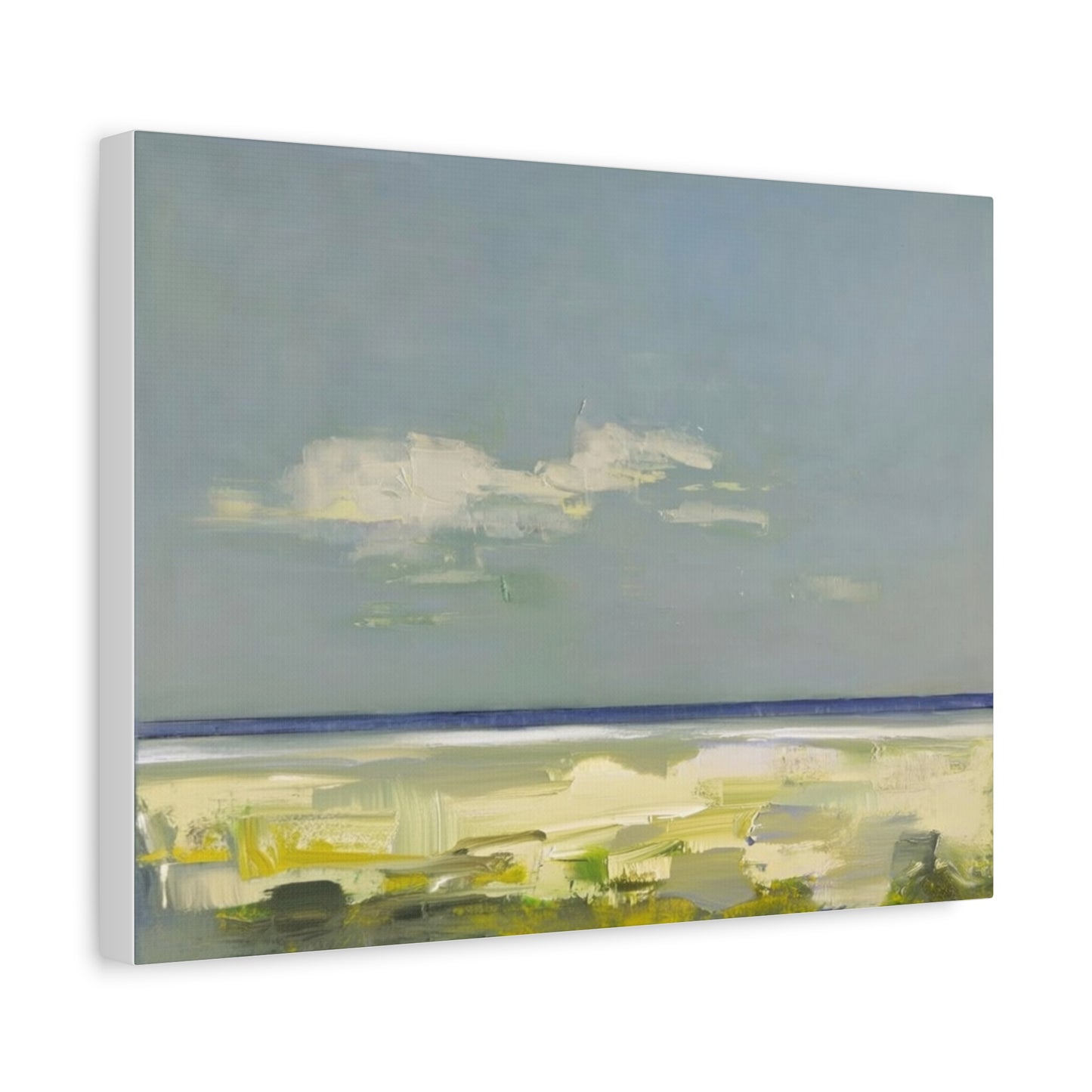 Coastal Breeze Abstract Canvas - Matte Stretched Wall Art