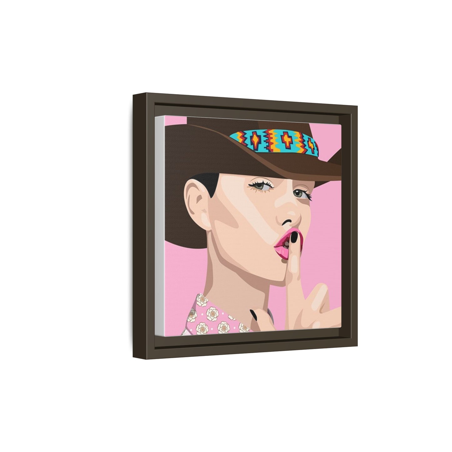 Vivid 63 by Orit Fuchs Matte Framed Canvas Wall Art