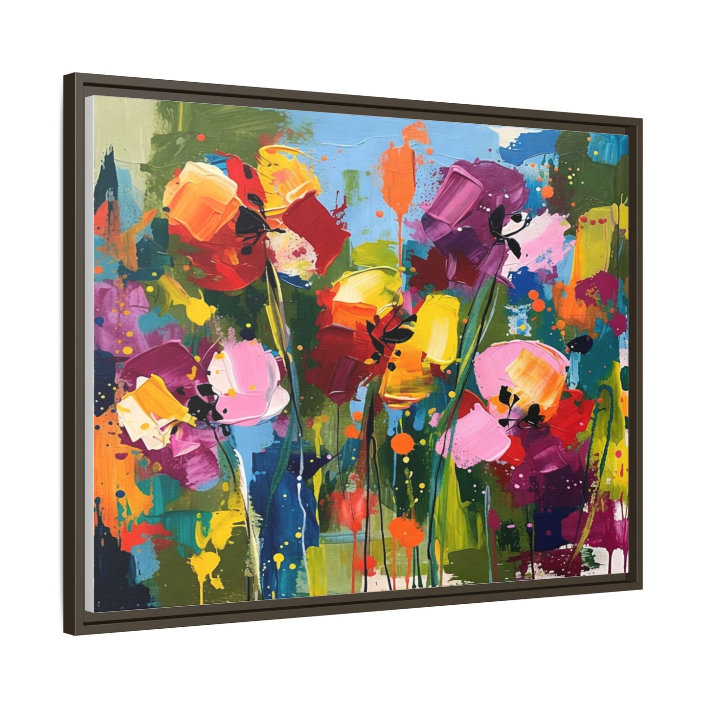 Matte Canvas, Framed (Multi-color)