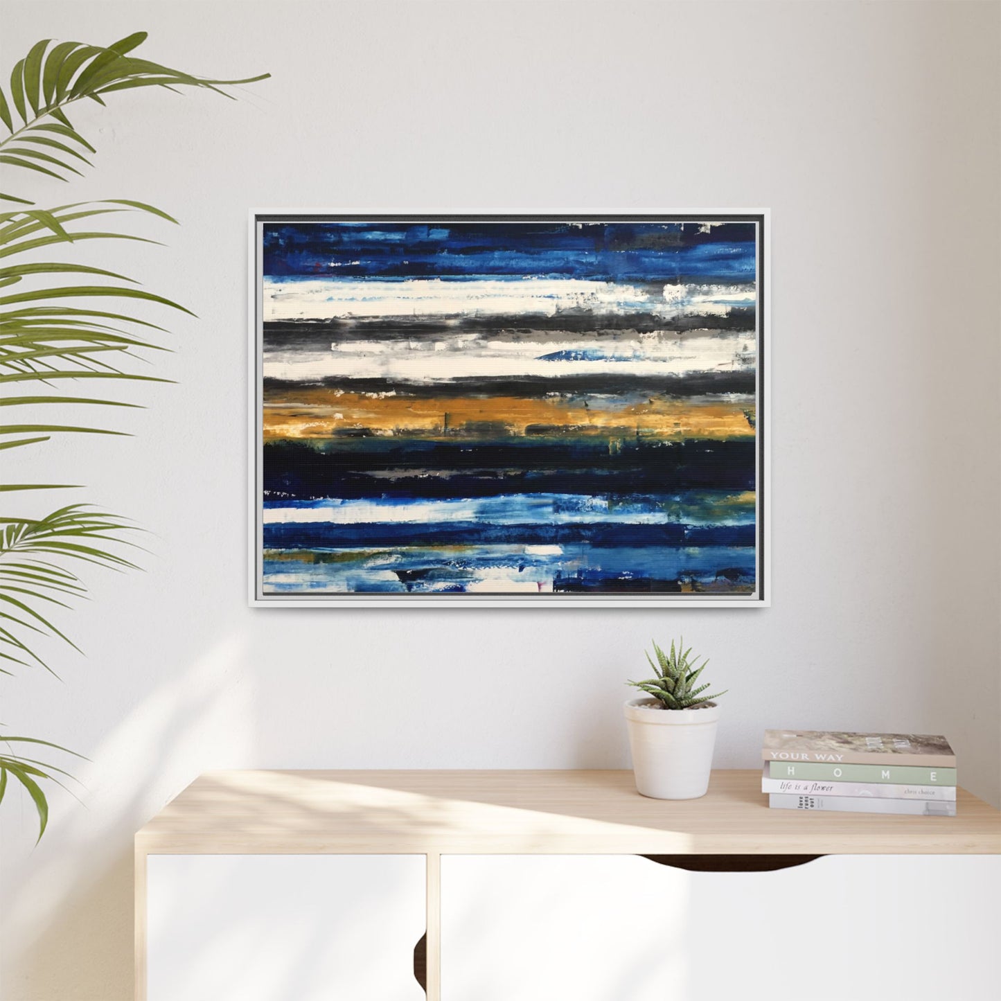 Tiny Buddha by Todd Williamson Framed Matte Canvas Abstract  Wall Art