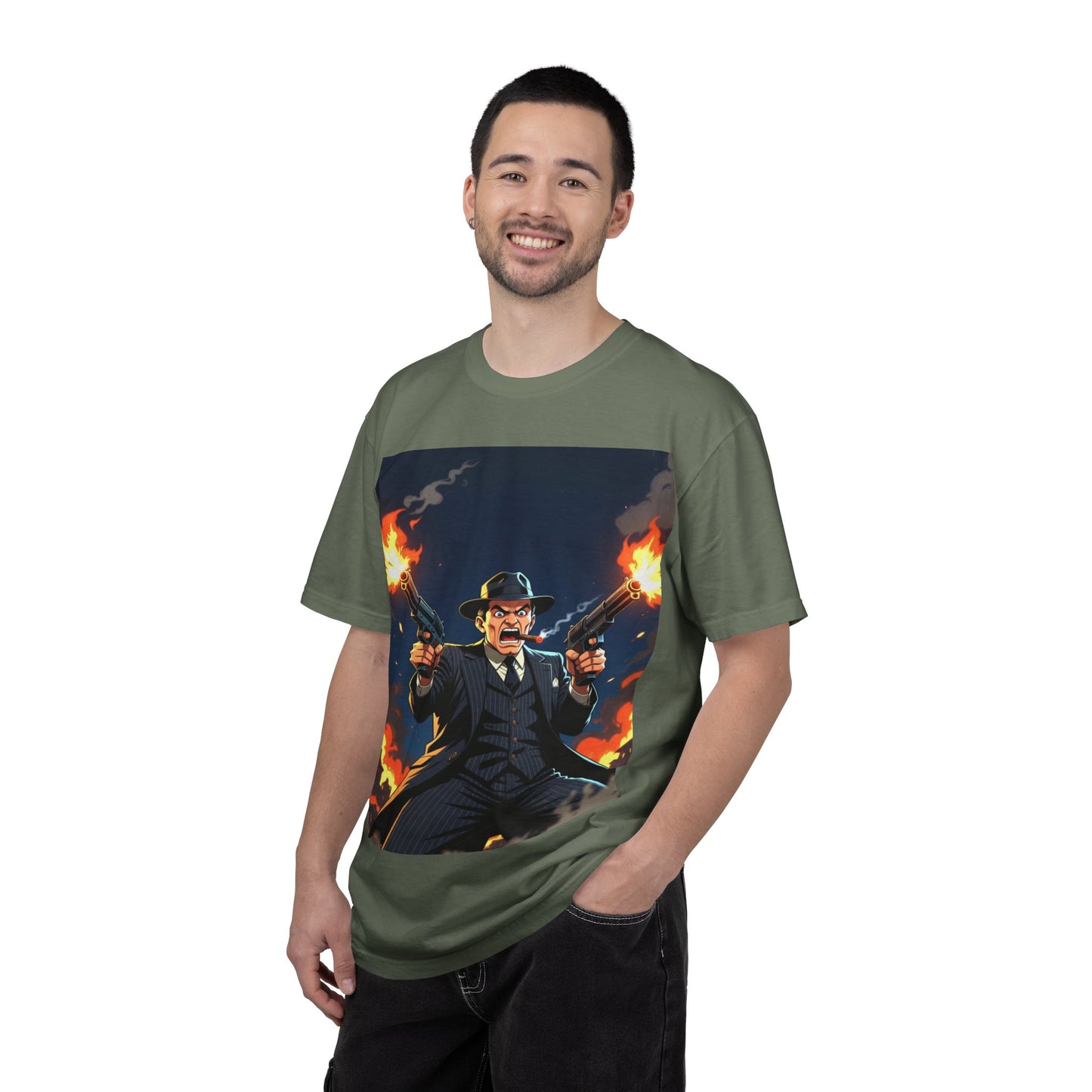 Gangster T‑Shirt — Vintage Outlaw Graphic Tee