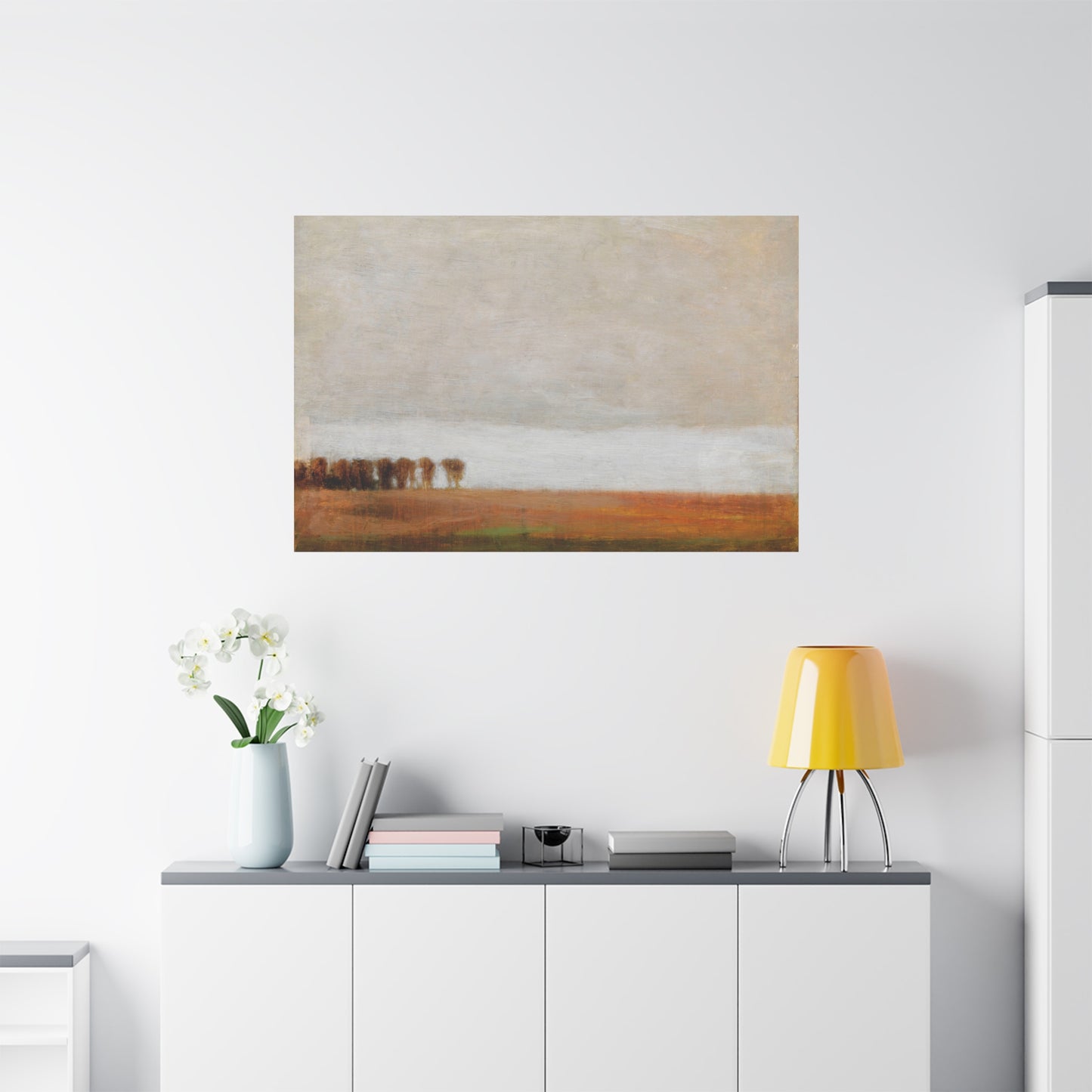 View of Jaegersborg Allé, North of Copenhagen by Vilhelm Hammershøi Canvas Wall Art Print