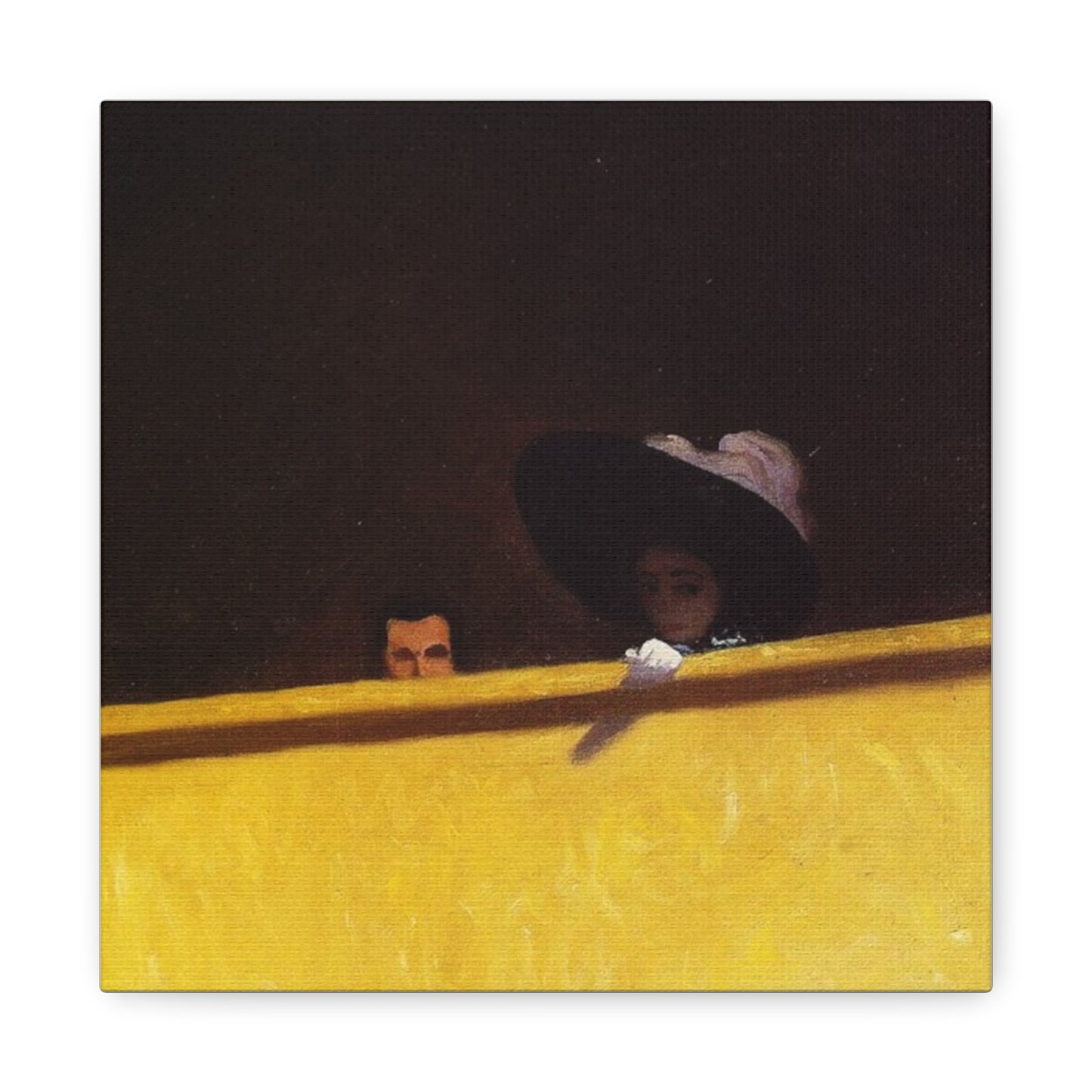 La loge de theatre by Félix Vallotton Matte Canvas Wall Art Print