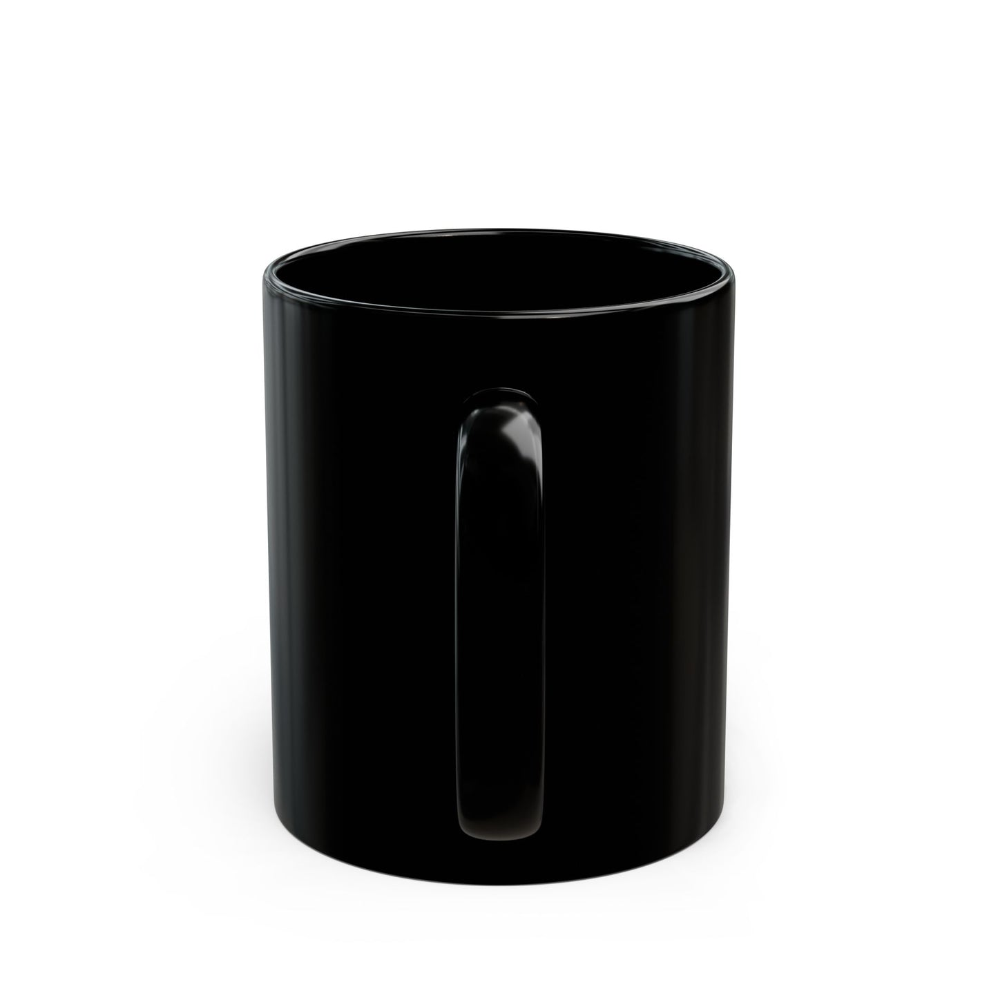 Black Cat Portrait Mug — Gothic Coffee Cup for Cat Lovers (11oz/15oz)