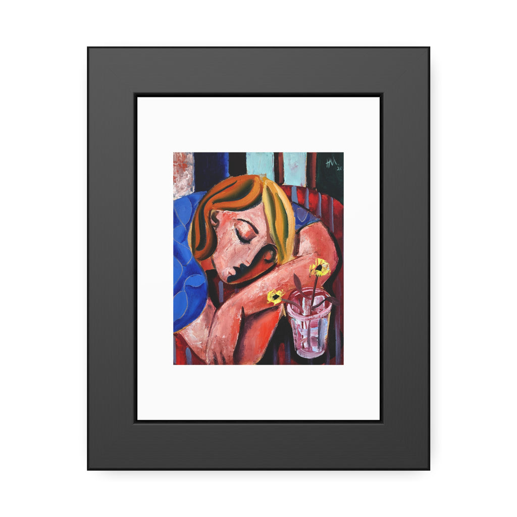 When she finally woke the world around her had changed unrecognizably by Hennie Niemann jnr Framed Wall Art Print
