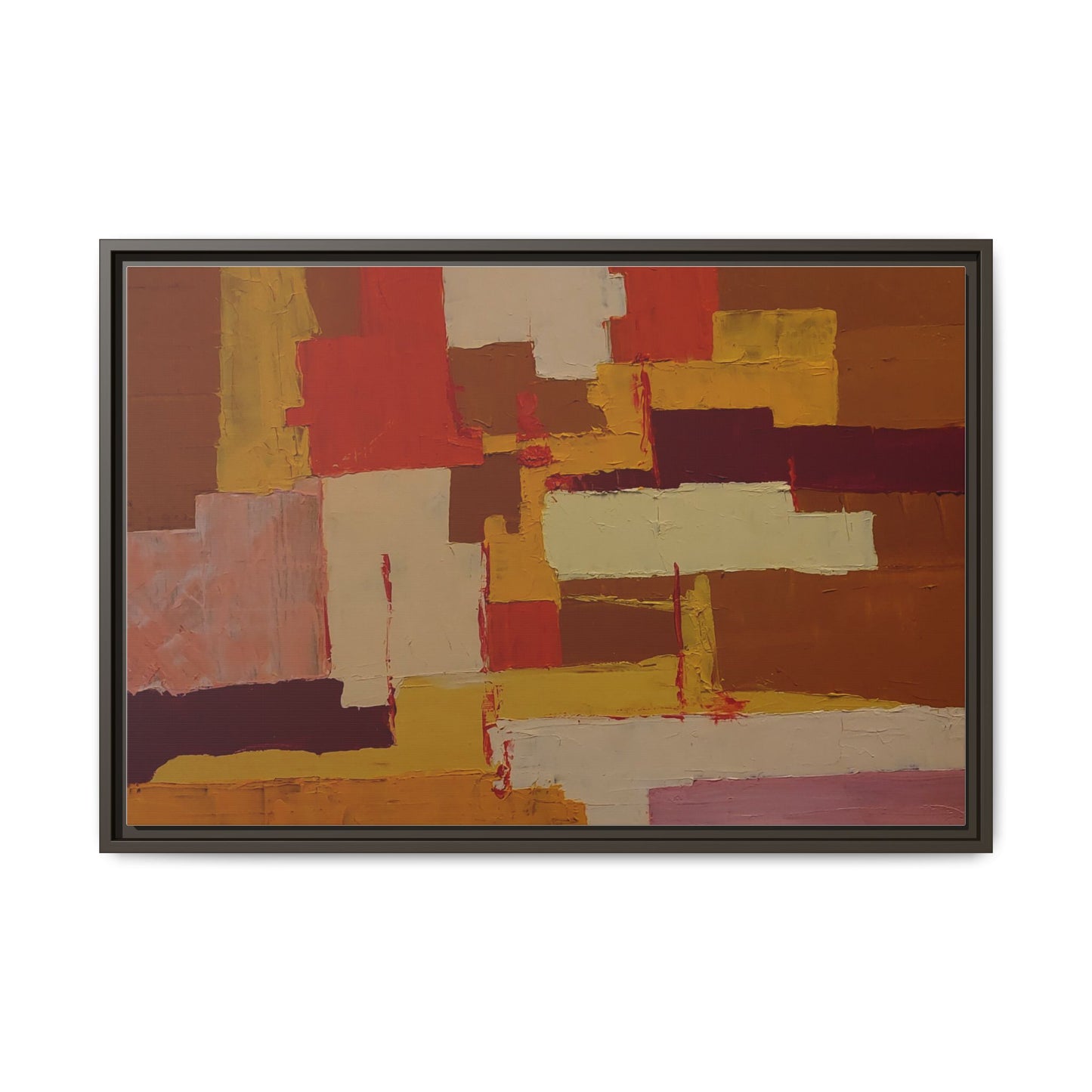 Tableau Confusion by Nicolae Calancea Framed Canvas Wall Art Print