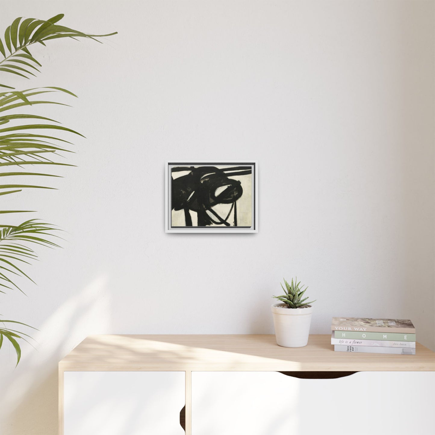 Chief by Franz Kline Abstract Matte Canvas Framed Wall Art