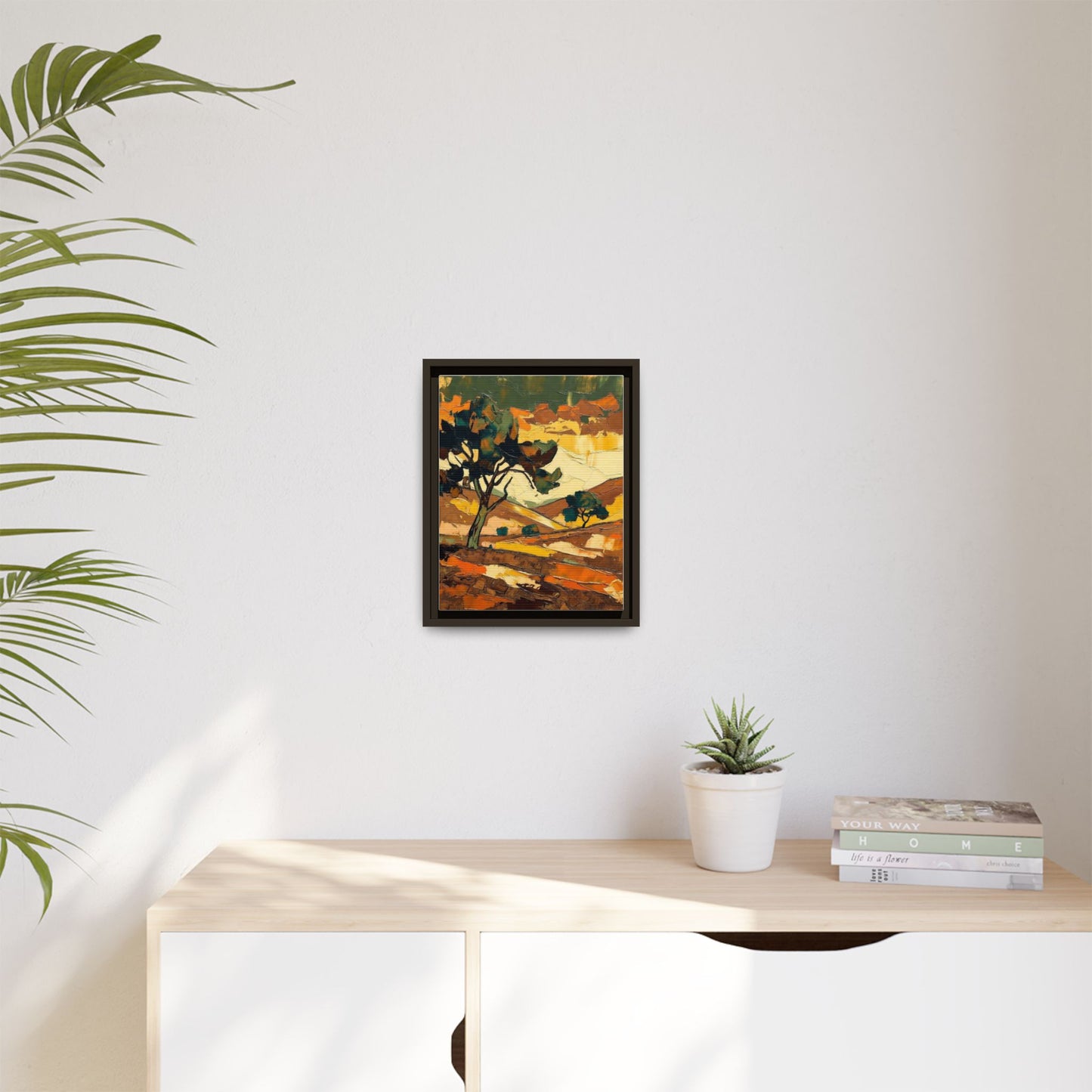 Framed Matte Canvas Landscape Art Print
