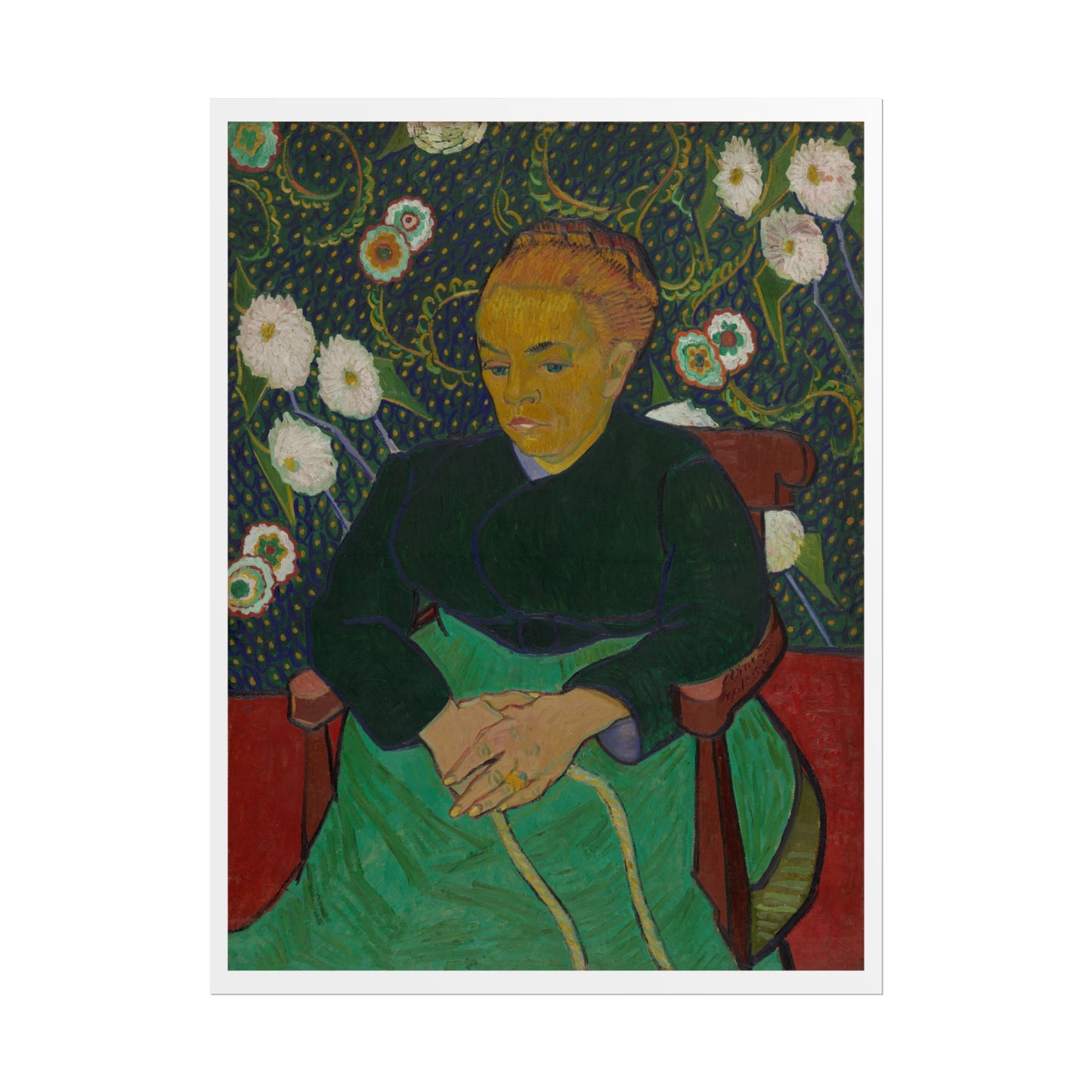 Madame Roulin Rocking the Cradle (La berceuse) by Vincent Van Gogh Wall Art Print