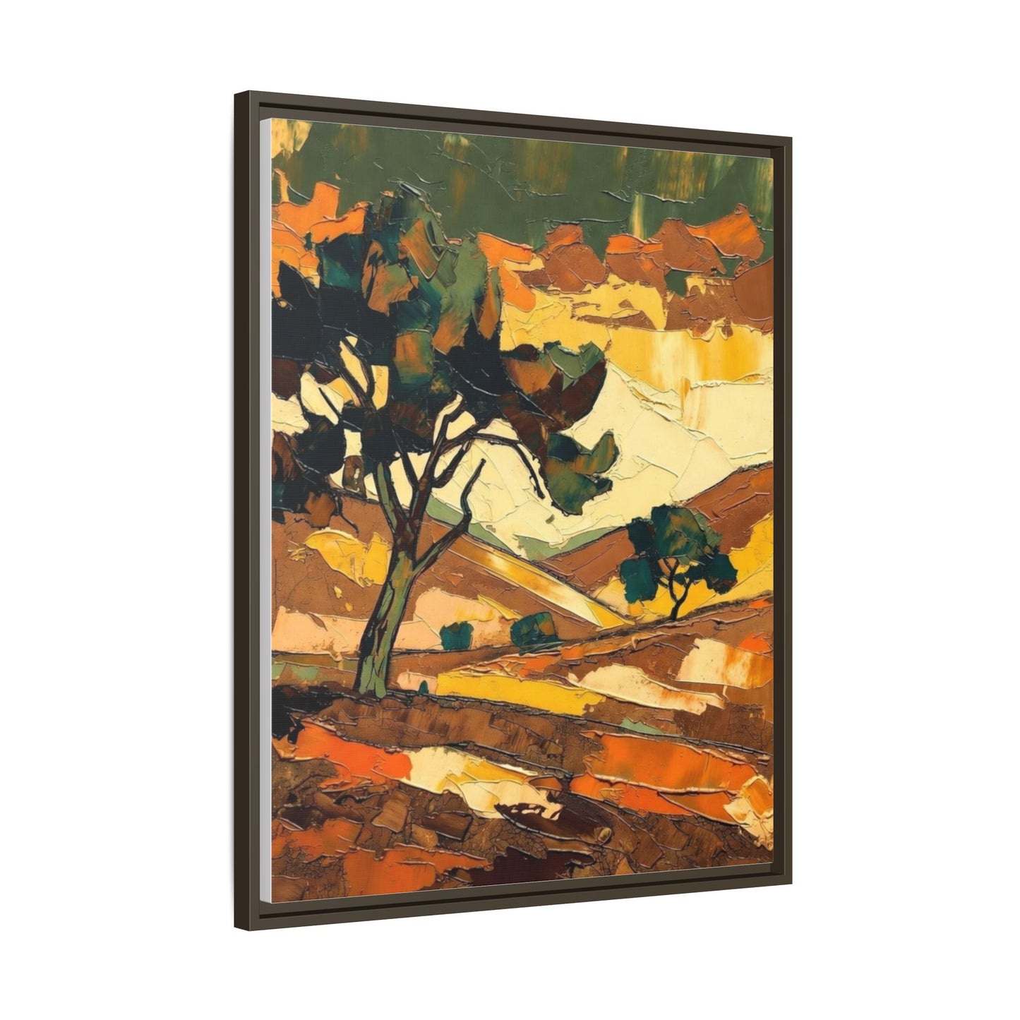 Framed Matte Canvas Landscape Art Print