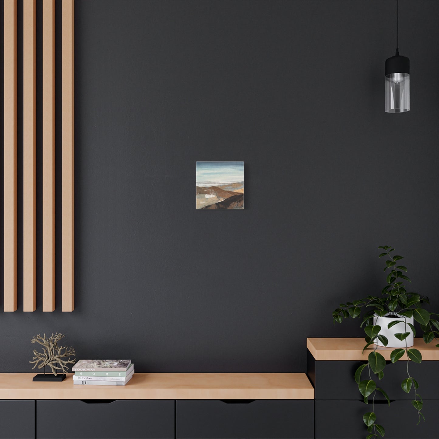 Abstract Landscape Matte Canvas Wall Art — Stretched 1.25"