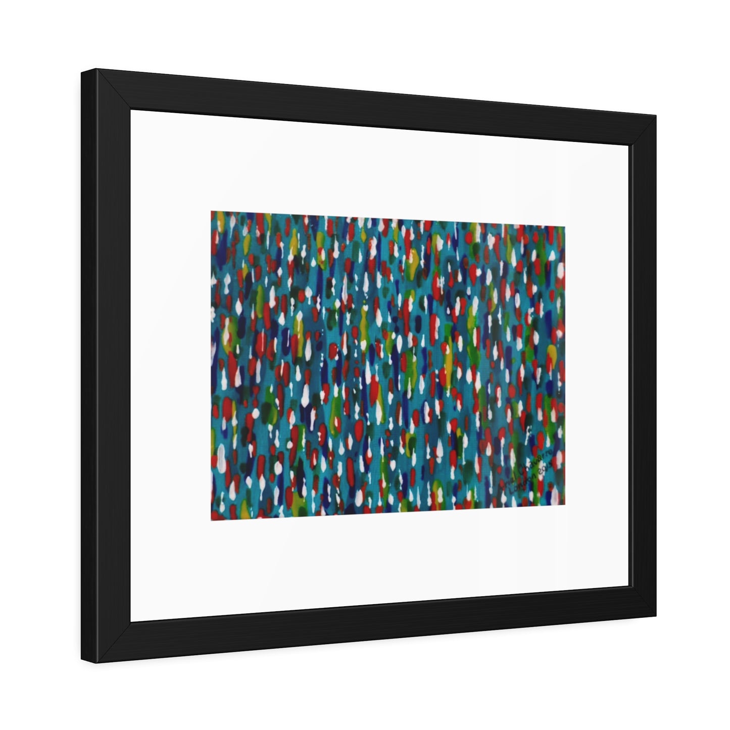 Colours Of The Soul Reflecting On Water by Ariel Chavarro Avila Framed Wall Art Print