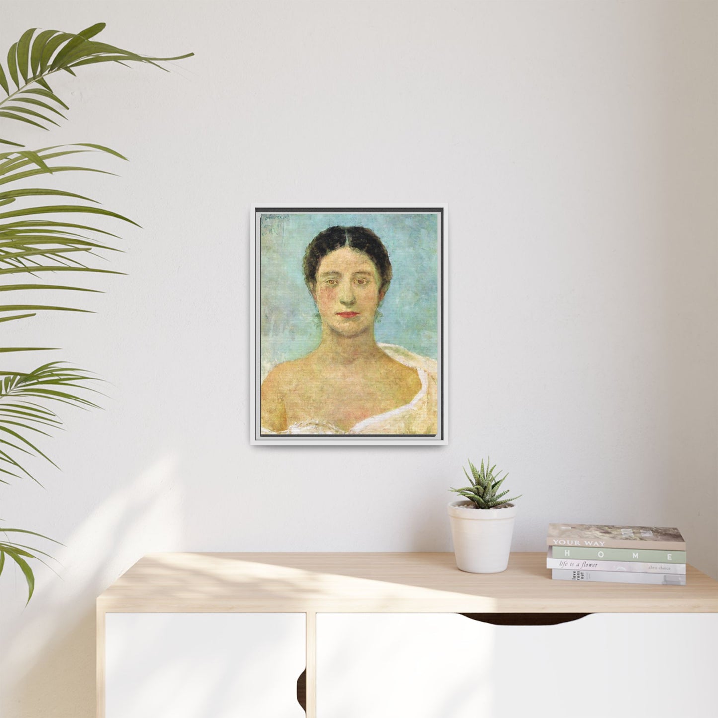 Bianca by Max Klinger Framed Matte Canvas Portrait Print