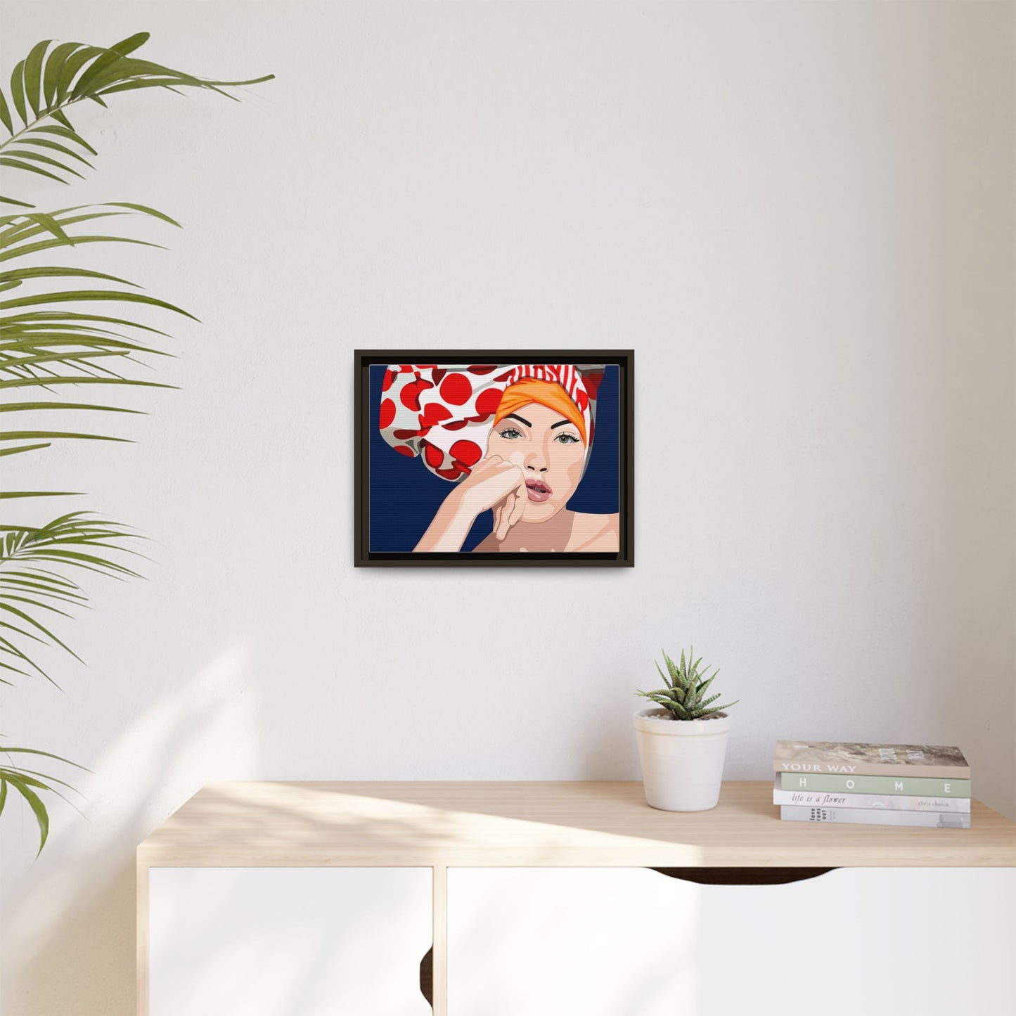 Vivid 20 by Orit Fuchs Pop Art Matte Canvas Framed Wall Art Print