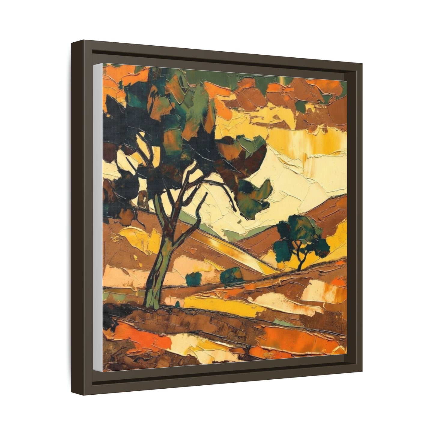 Framed Matte Canvas Landscape Art Print
