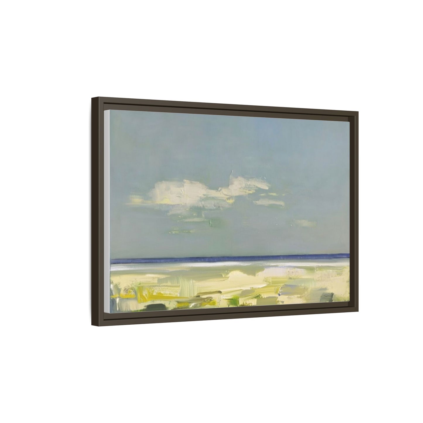 Coastal Calm Matte Canvas Framed Wall Art