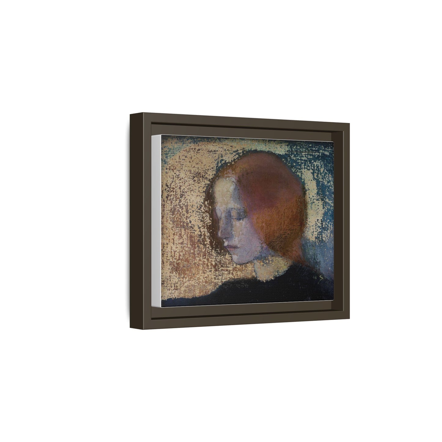 Fragment by Helena Schjerfbeck Framed Matte Canvas Art Print