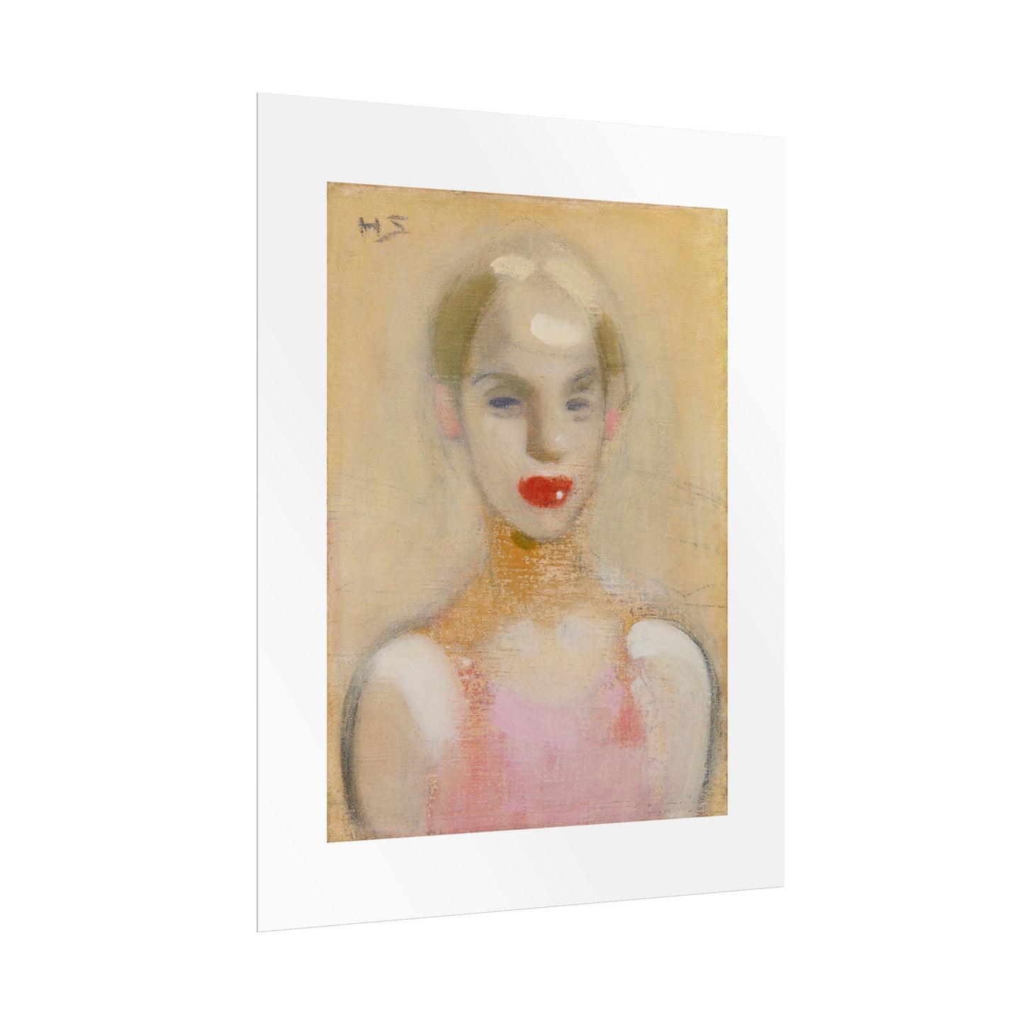 Circus Girl by Helene Schjerfbeck Wall Art Print