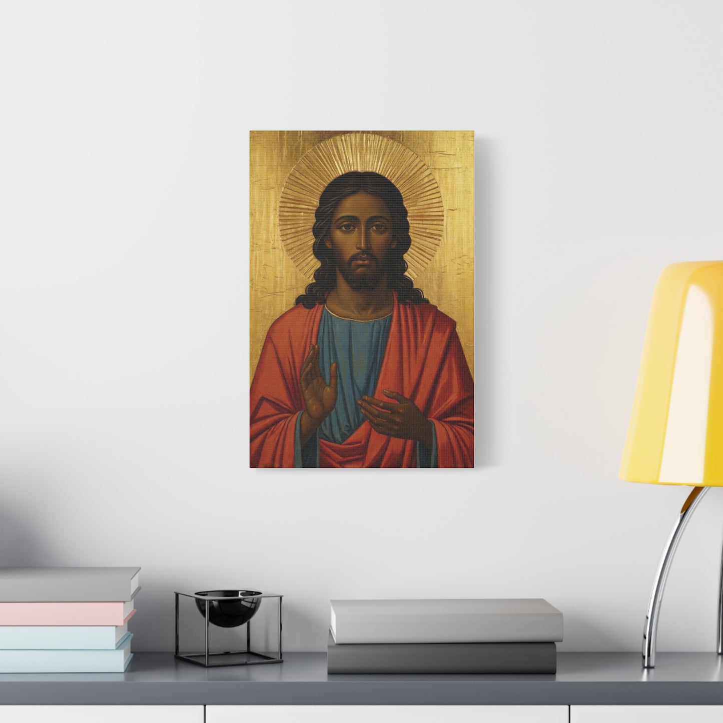Christ Pantocrator Matte Canvas Wall Art — Stretched Religious Icon