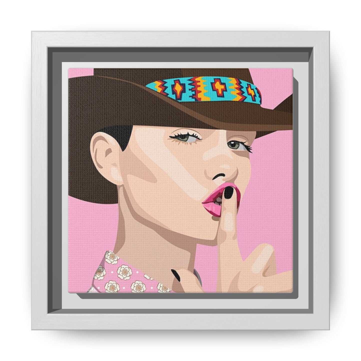 Vivid 63 by Orit Fuchs Matte Framed Canvas Wall Art