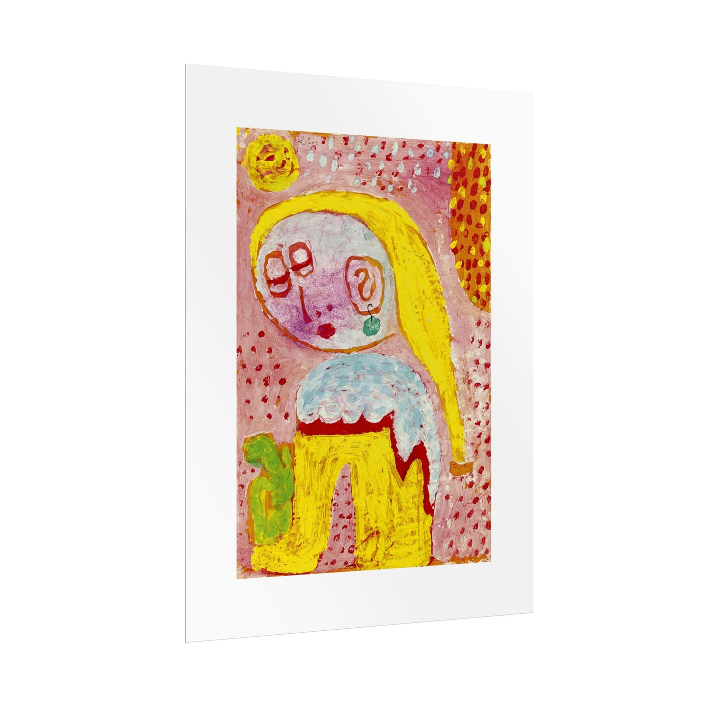 Magdalena vor der Bekehrung by Paul Klee Abstract Wall Art Poster
