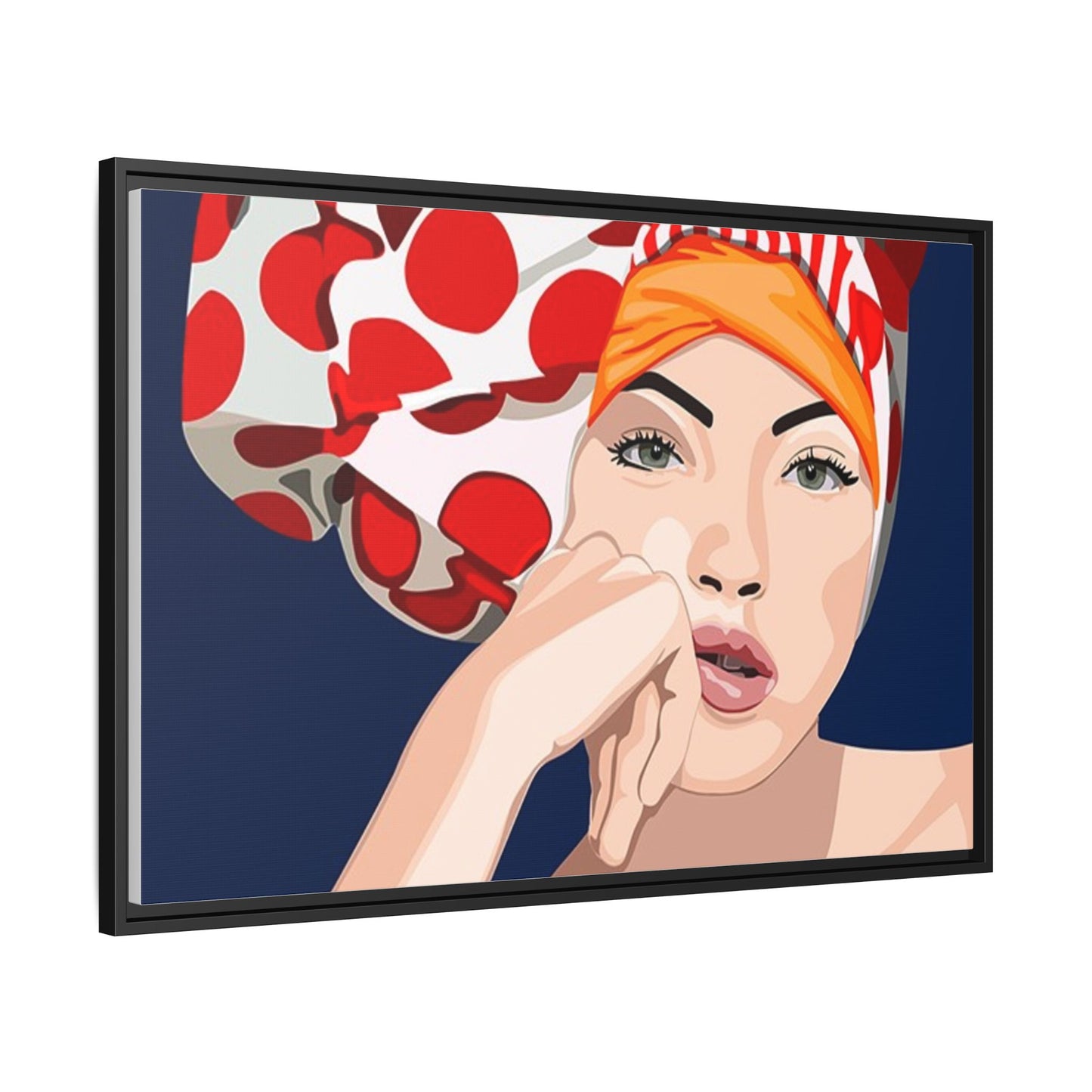 Vivid 20 by Orit Fuchs Pop Art Matte Canvas Framed Wall Art Print