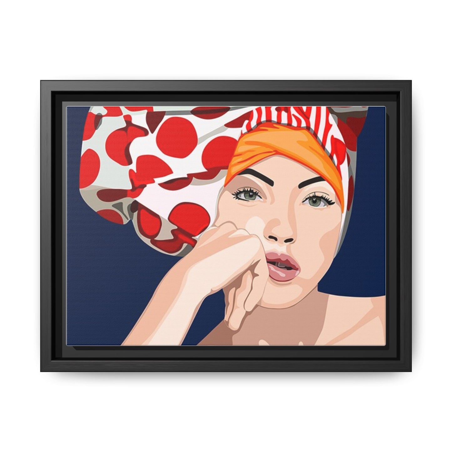 Vivid 20 by Orit Fuchs Pop Art Matte Canvas Framed Wall Art Print
