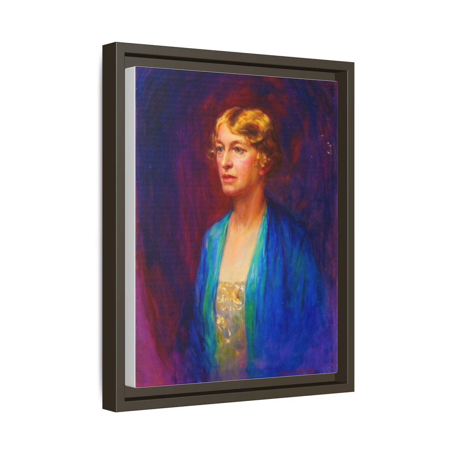 Matte Canvas Portrait , Framed (Multi-color)