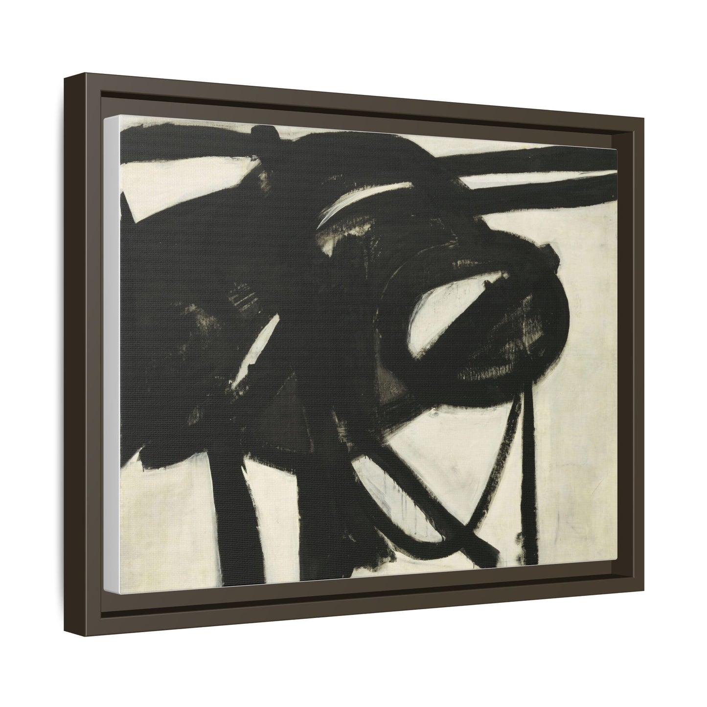 Chief by Franz Kline Abstract Matte Canvas Framed Wall Art