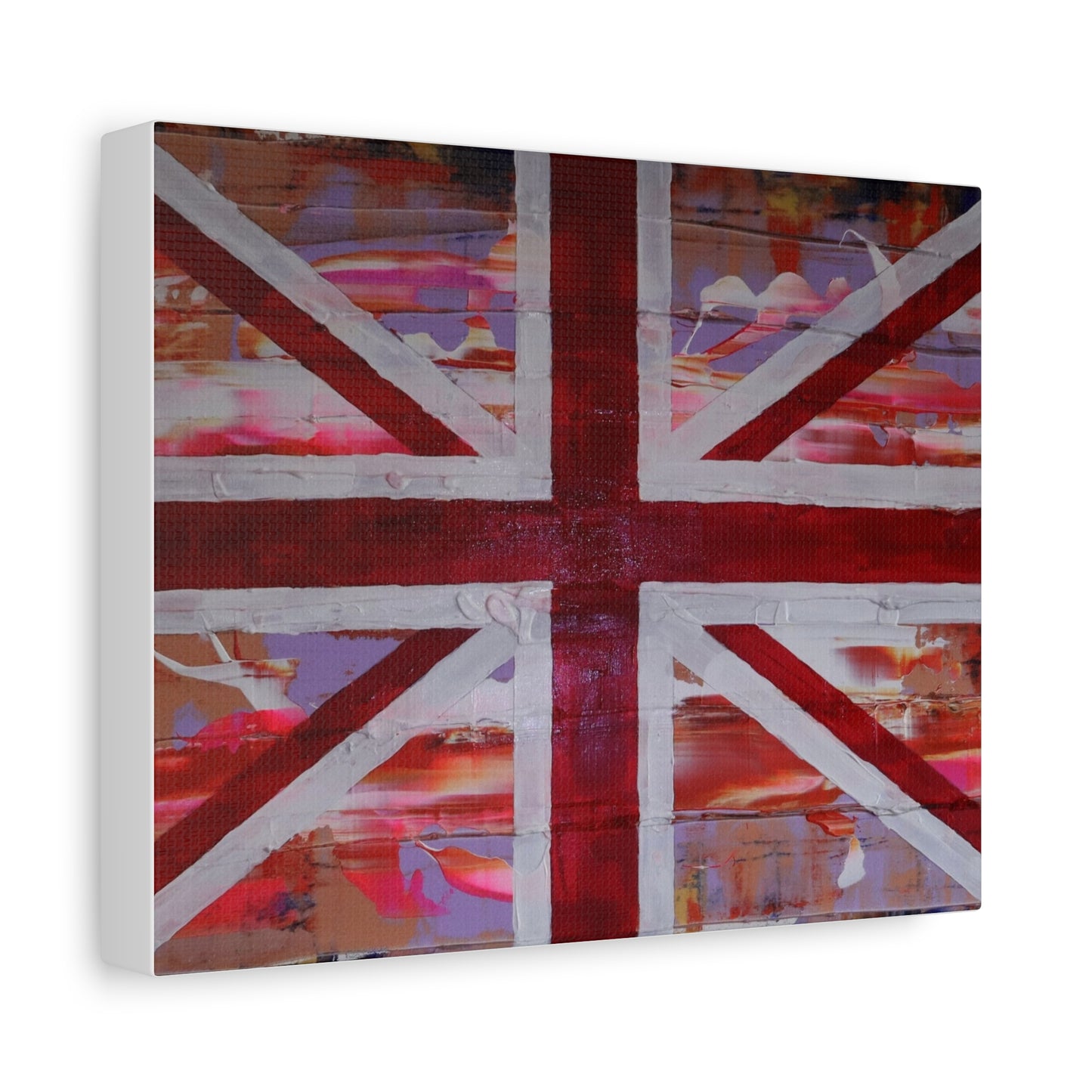 Union Jack is back! by Norman Barrett Matte Canvas Wall Art
