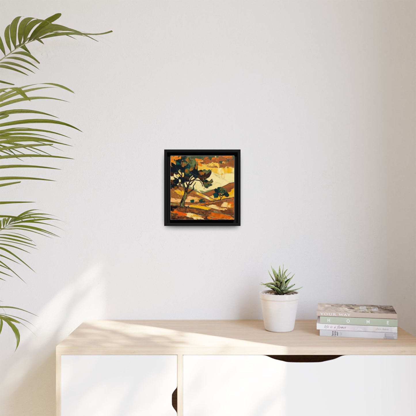 Framed Matte Canvas Landscape Art Print