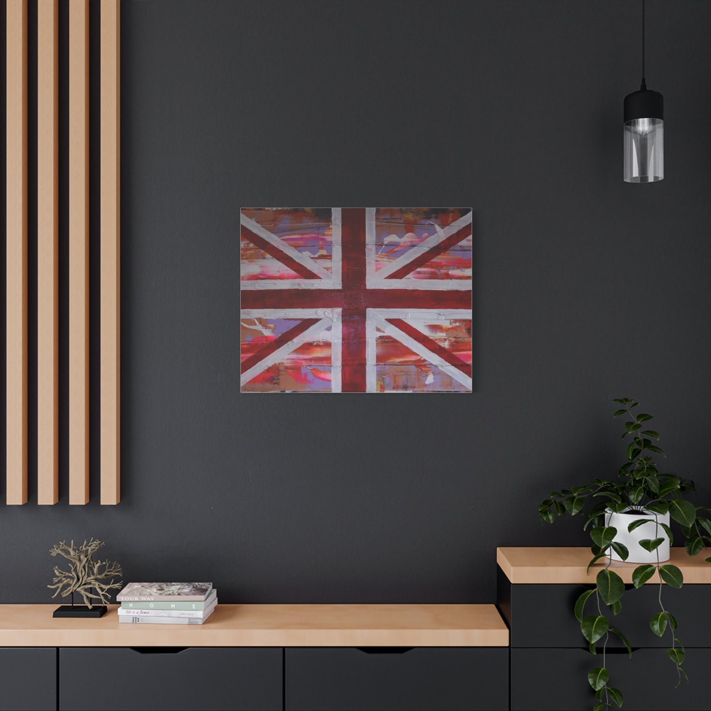 Union Jack is back! by Norman Barrett Matte Canvas Wall Art