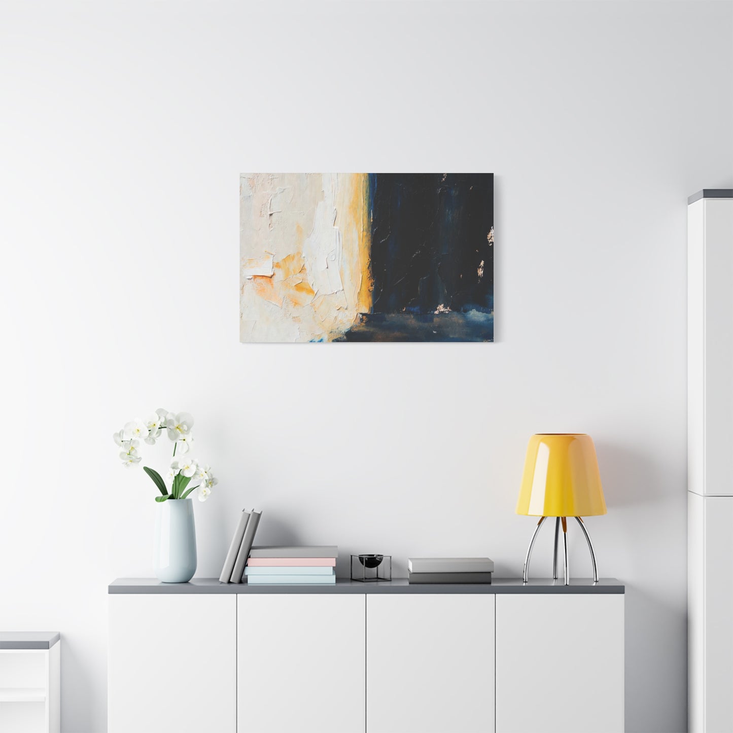 Abstract Coastal Light Matte Canvas Print — Stretched 1.25"