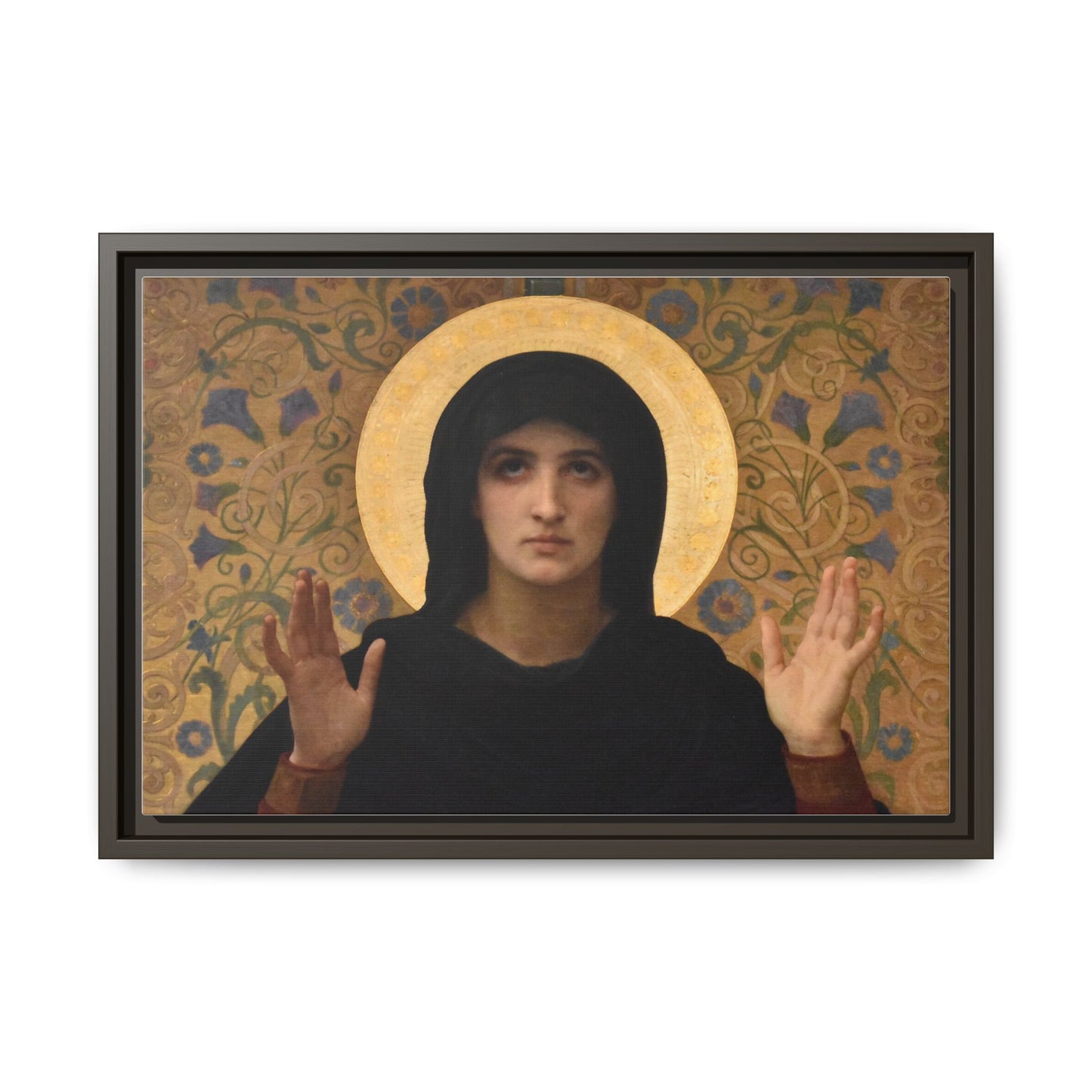 La Vierge consolatrice by William Adolphe Bouguereau Framed Matte Canvas Wall Art