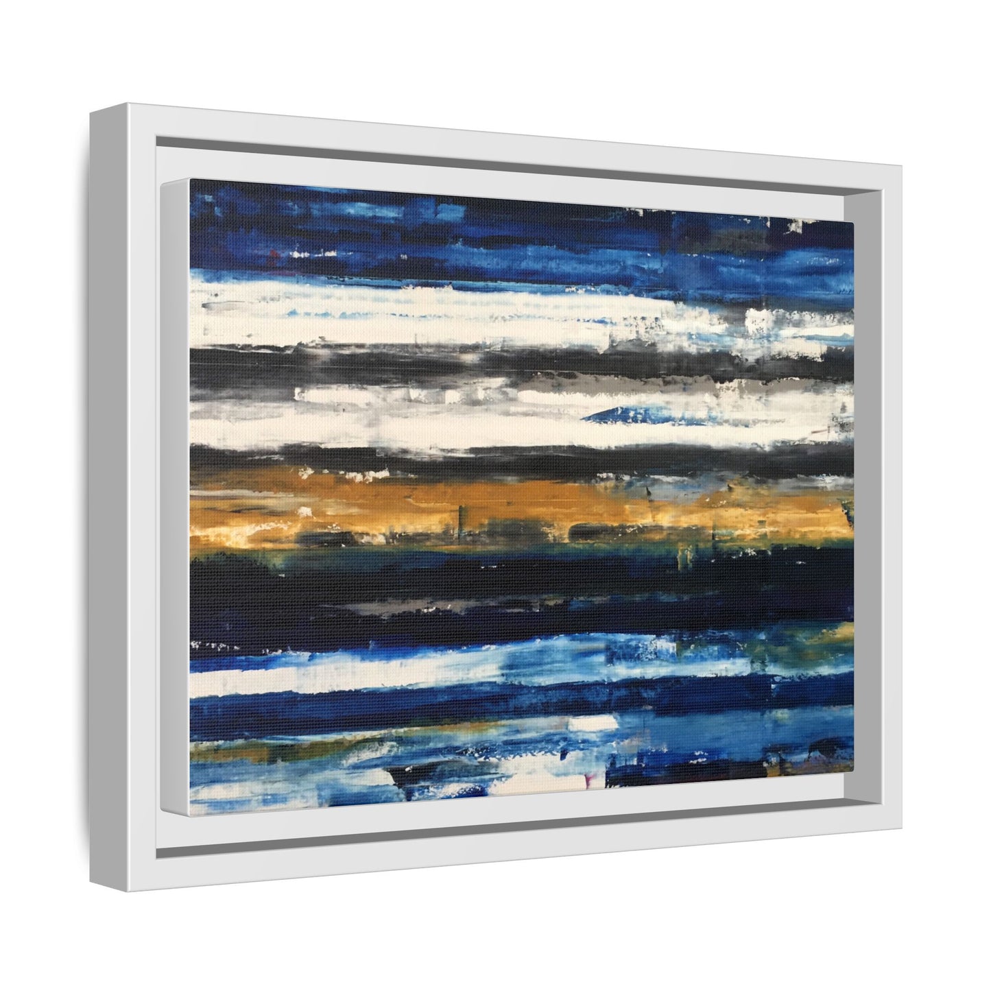 Tiny Buddha by Todd Williamson Framed Matte Canvas Abstract  Wall Art