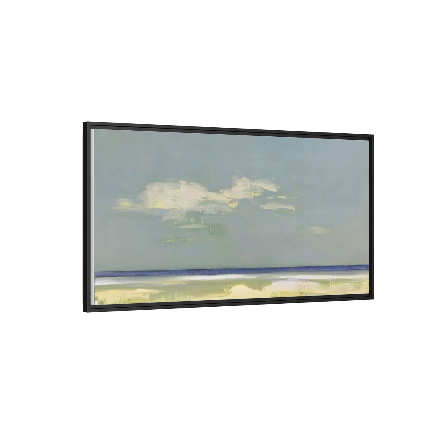 Coastal Calm Matte Canvas Framed Wall Art