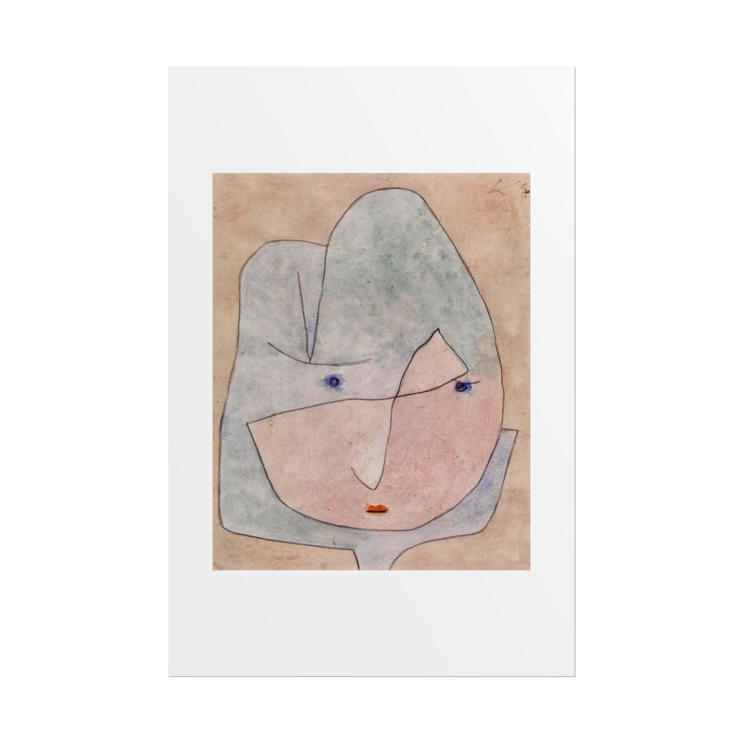 This Bloom is About to Wither by Paul Klee Wall Art Print