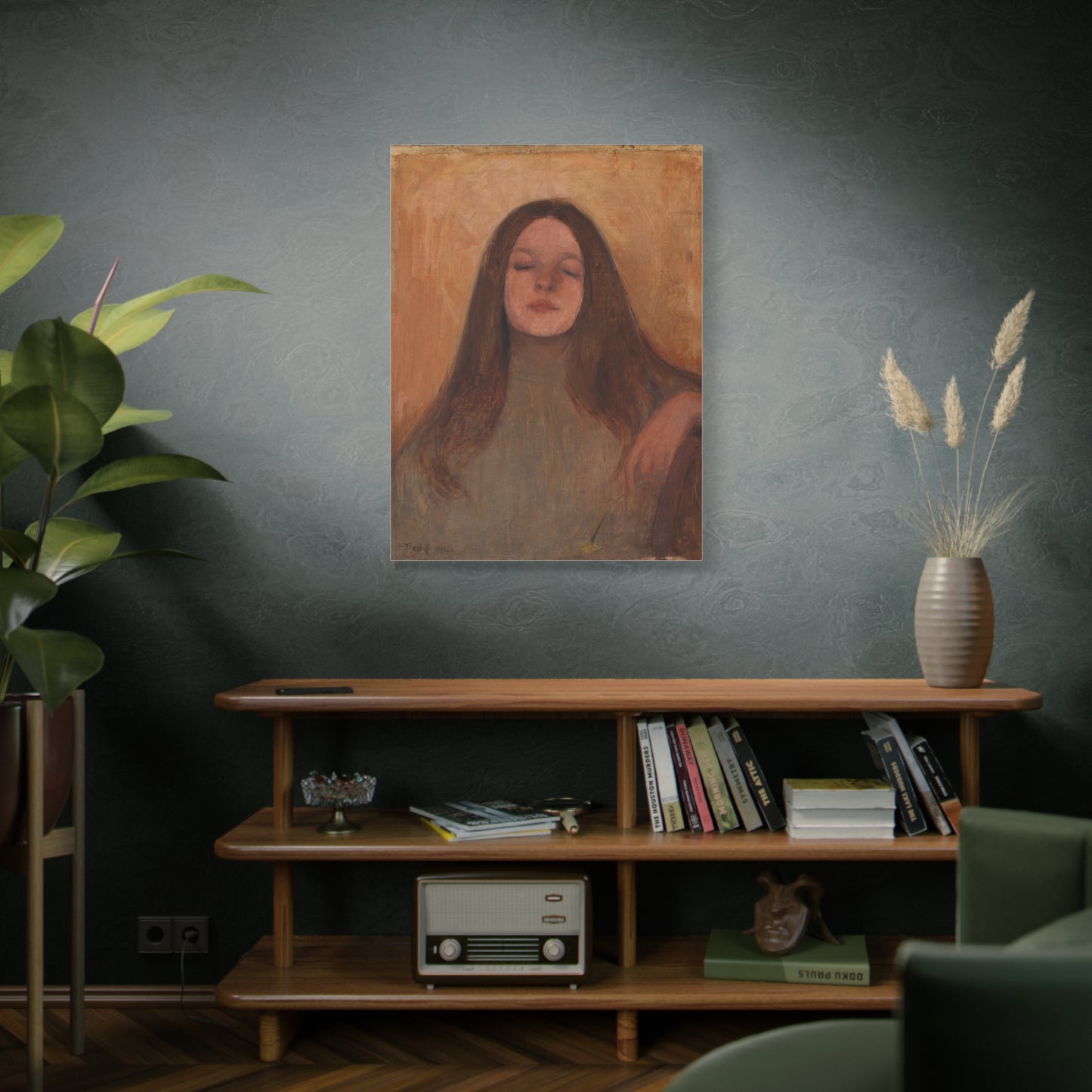 Thyra Elisabeth by Ellen Thesleff Matte Canvas Wall Art Print