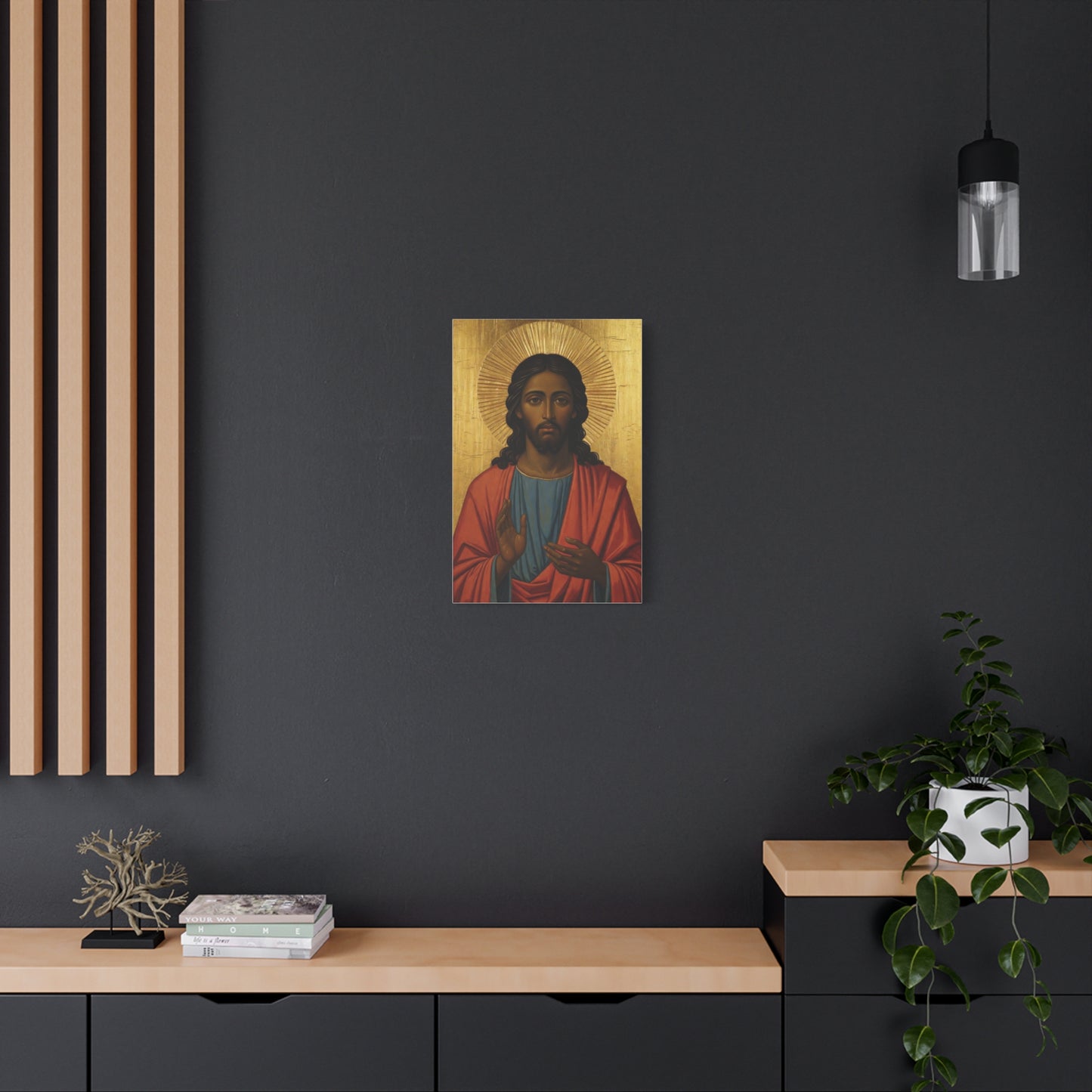 Christ Pantocrator Matte Canvas Wall Art — Stretched Religious Icon
