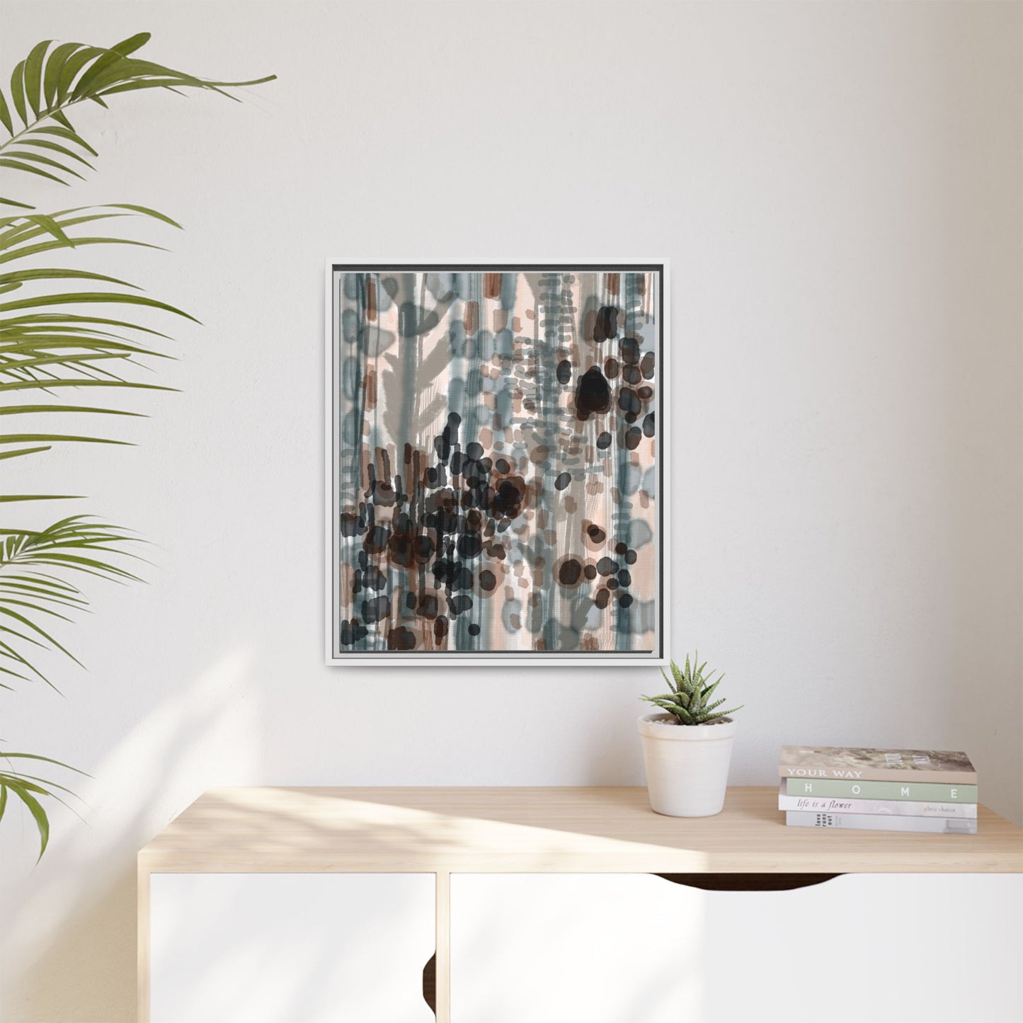 Vleken by an unknown artist Framed Canvas Art