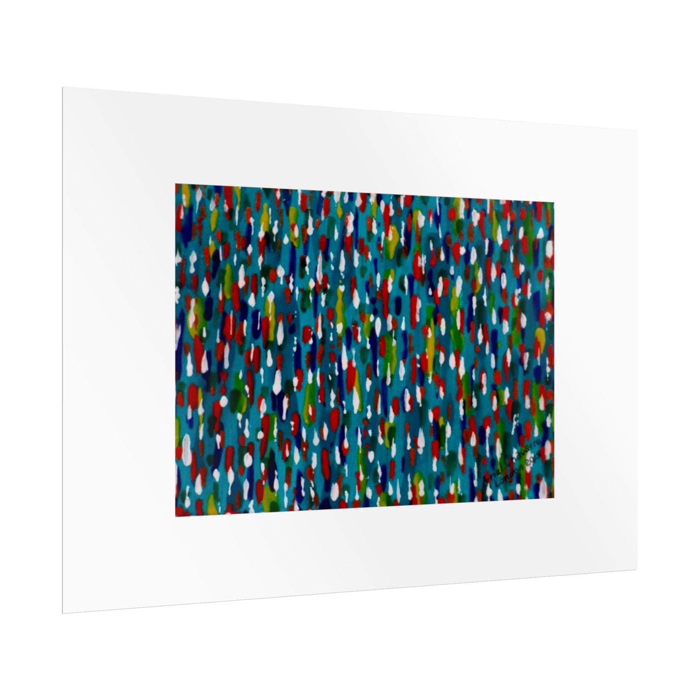 Colours Of The Soul Reflecting On Water by Ariel Chavarro Avila Wall Art Print
