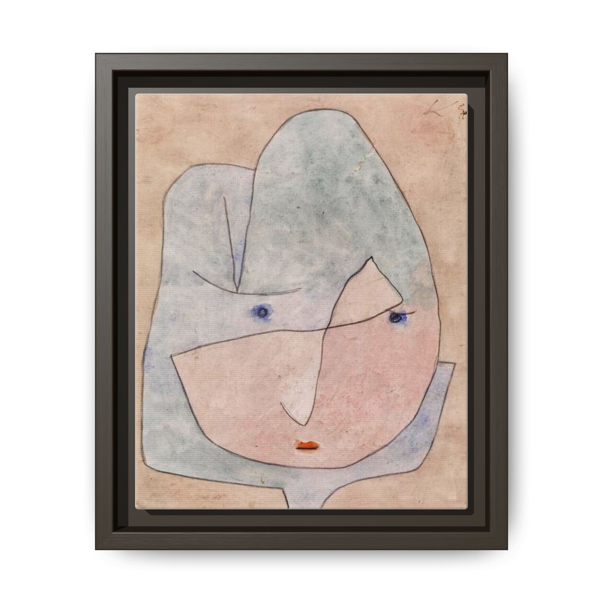 This Bloom is About to Wither by Paul Klee  Framed Matte Canvas Wall Art Print