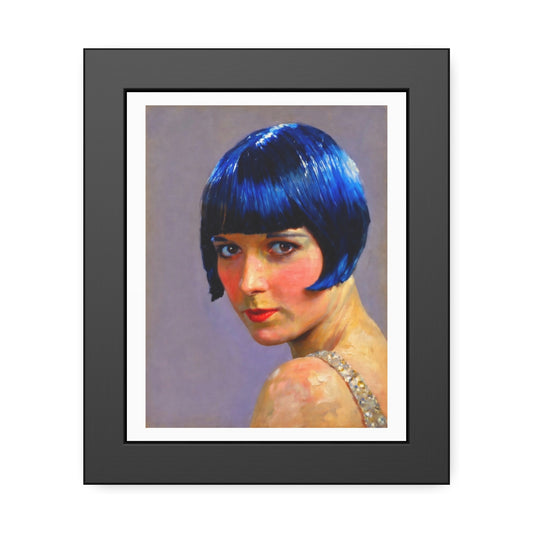 Blue Bob Portrait Framed Poster